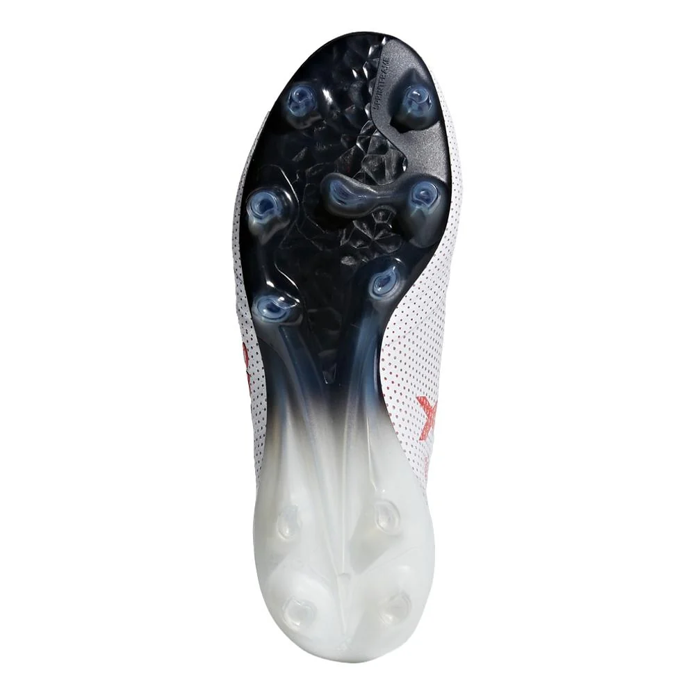 Adidas Youth X 17+ FG Soccer Cleat - Grey/Real Coral - Image 5