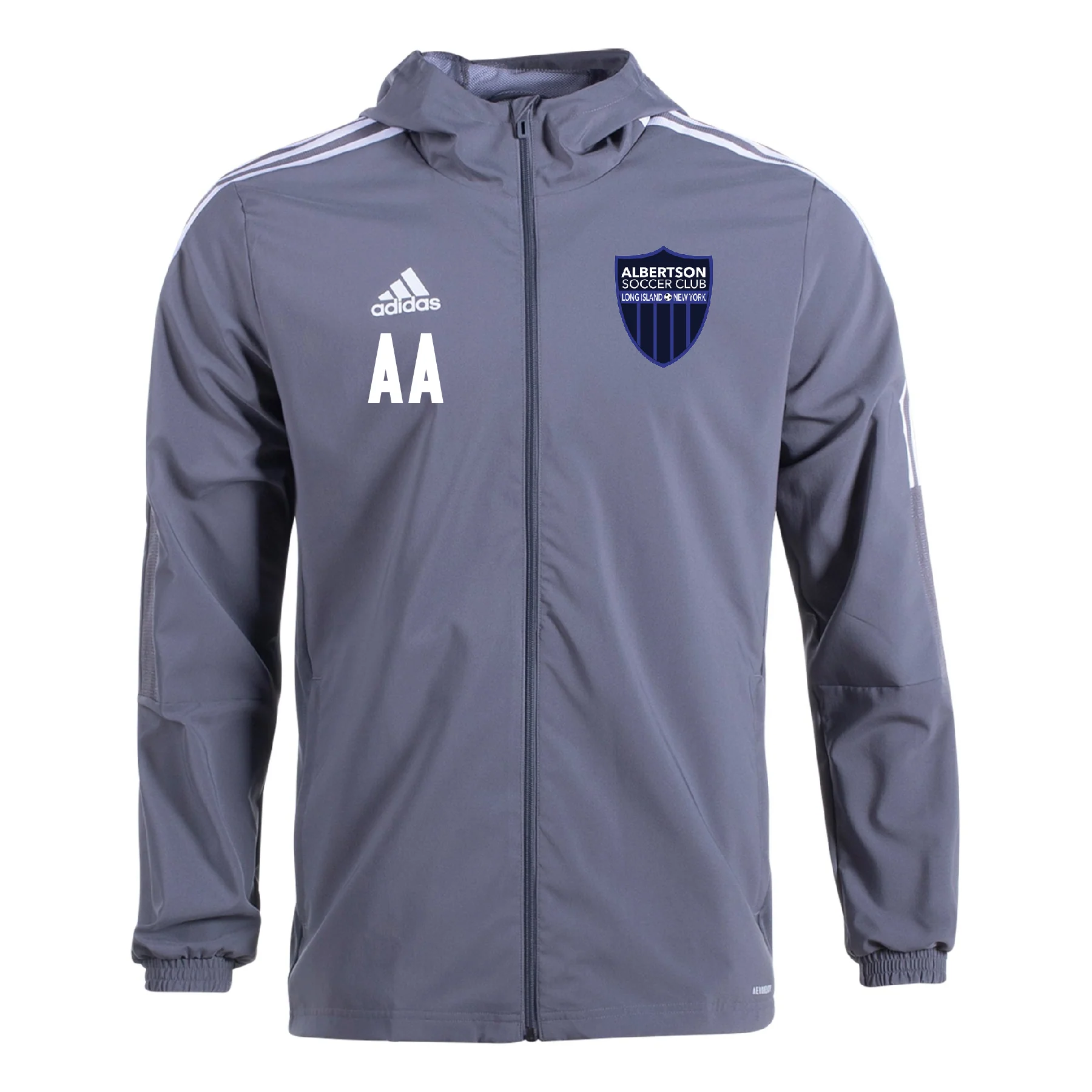 Albertson adidas Tiro 21 Windbreaker Grey