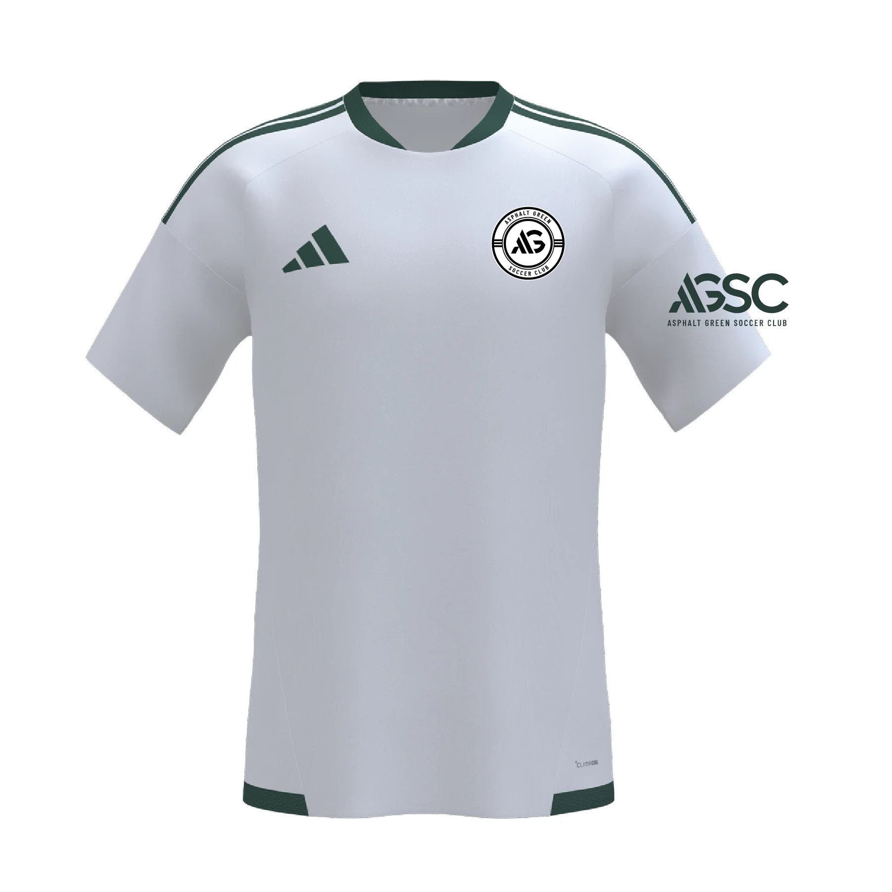 Asphalt SC adidas Tiro 26 Comp Custom Jersey White