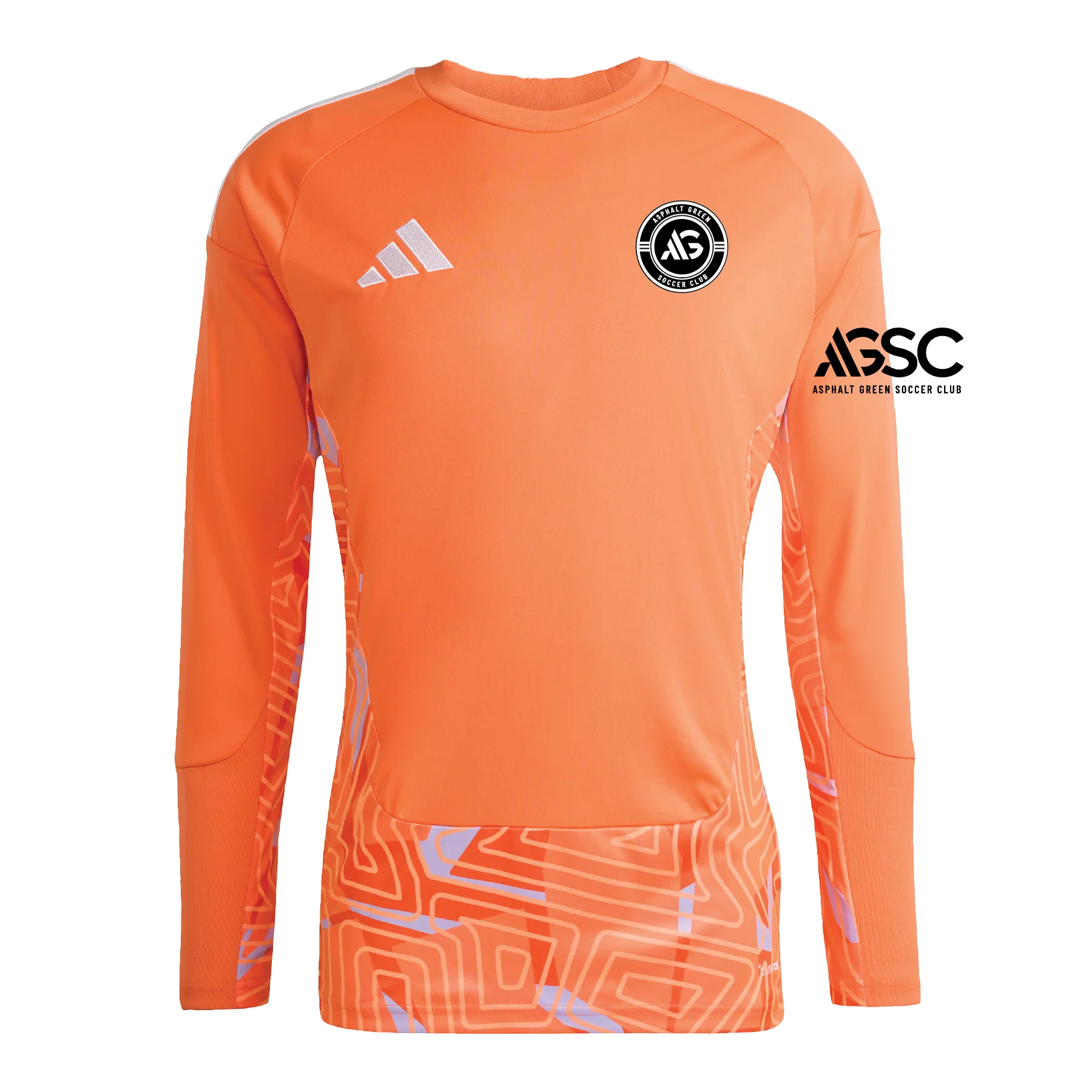 Asphalt SC adidas Tiro 26 Comp LS Goalkeeper Jersey Orange
