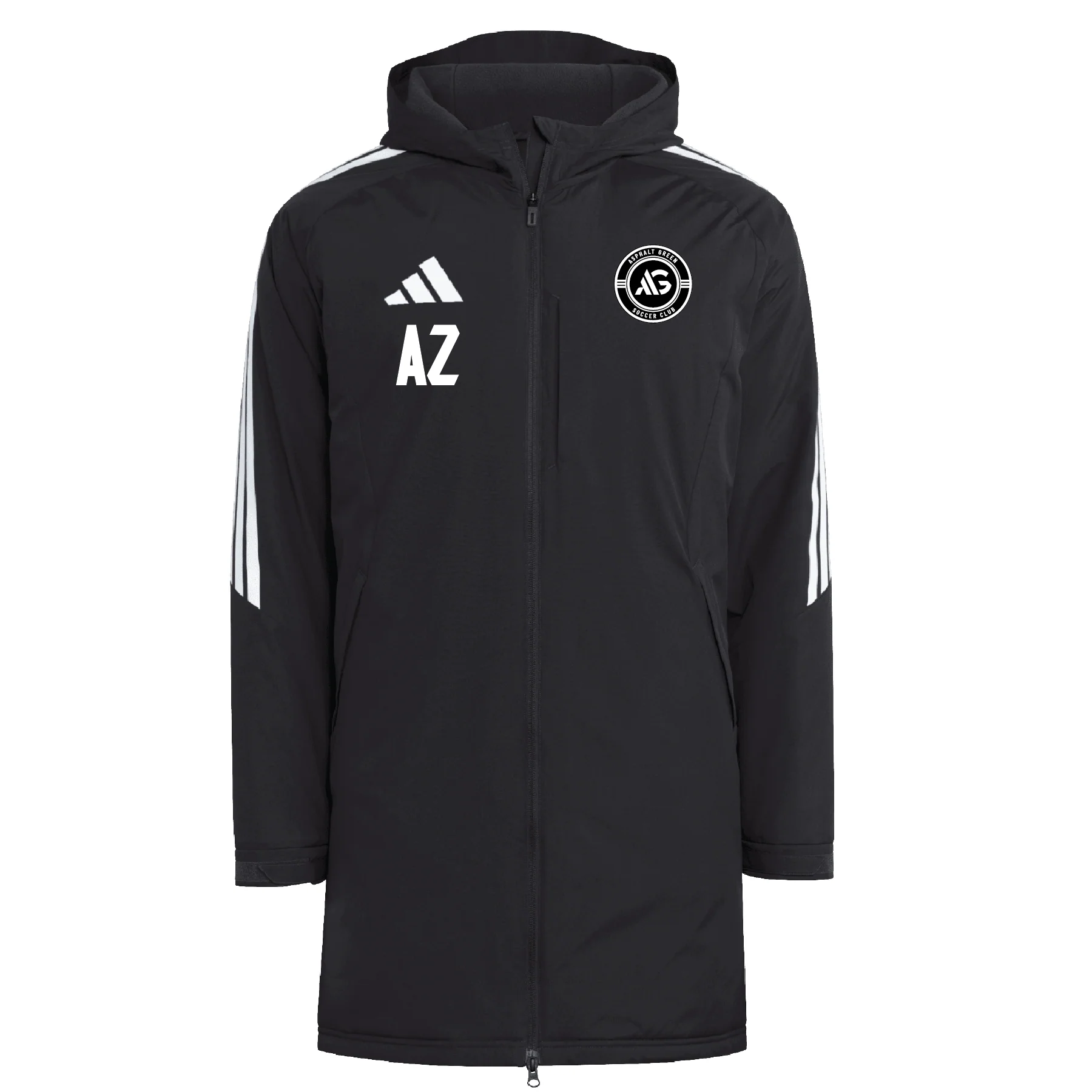 Asphalt SC adidas Tiro 26 Stadium Parka Jacket Black