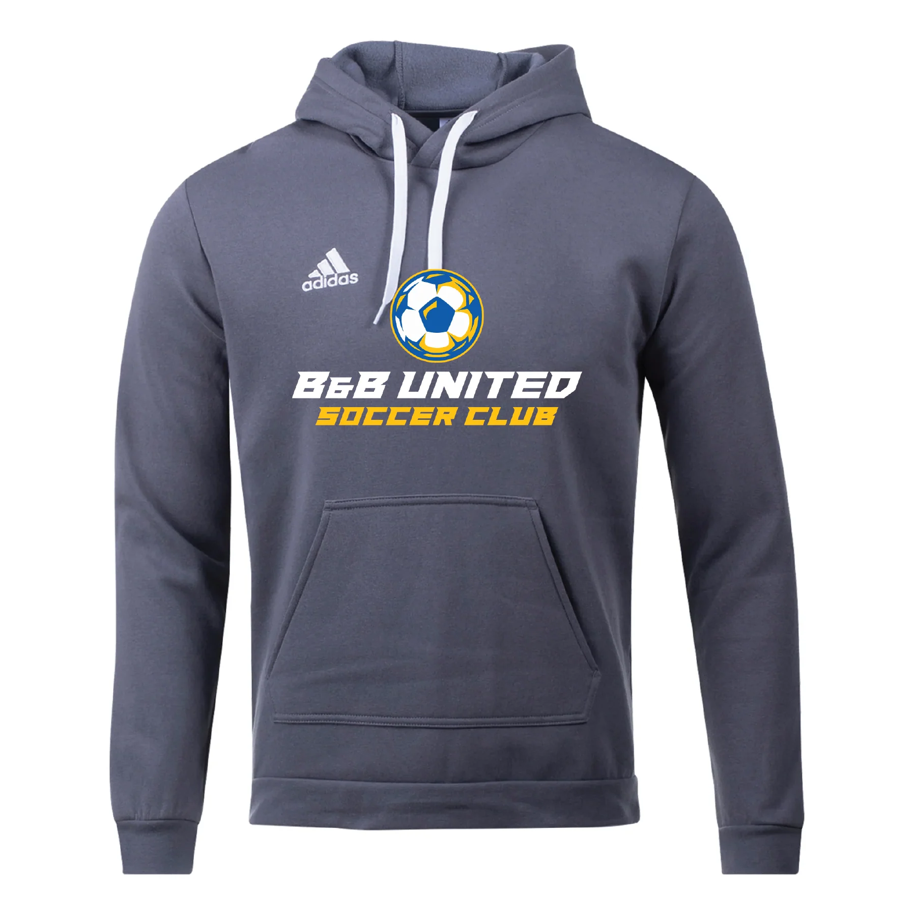 B & B United Soccer Club adidas Entrada 22 Sweat Hoody Grey