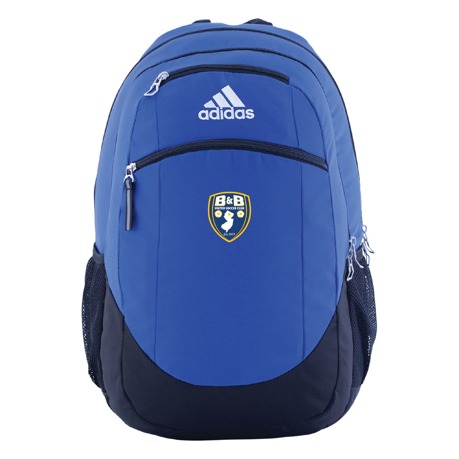 B & B United Soccer Club adidas Striker II Backpack - Royal