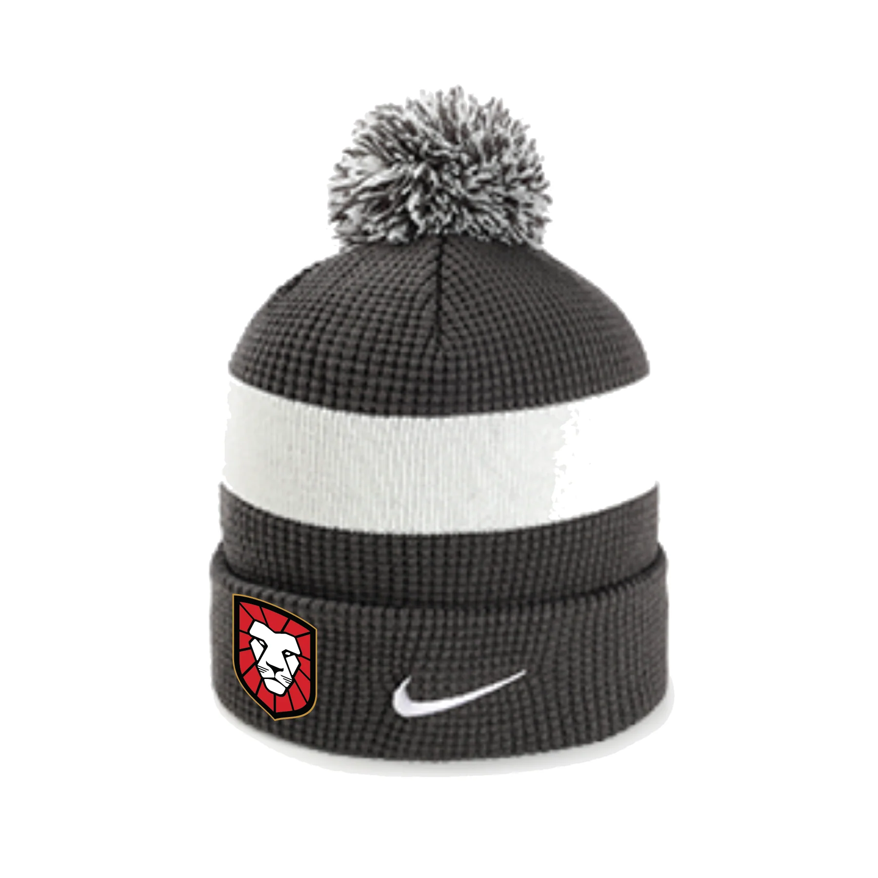 Ball Masters Cubs 2018 Nike Authentic Pom Beanie Anthracite/White