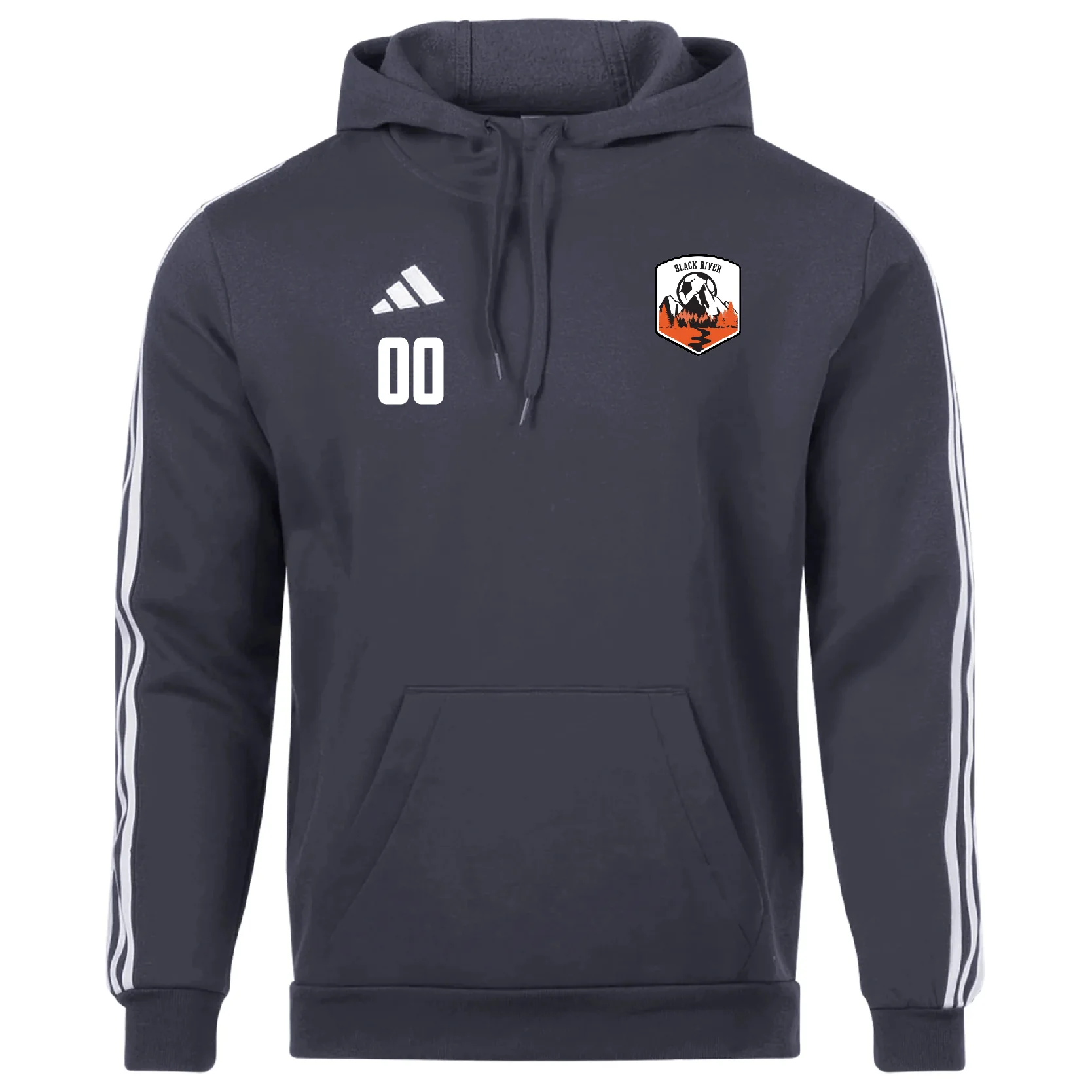 Black River Athletics adidas Tiro 23 League Hoodie Grey