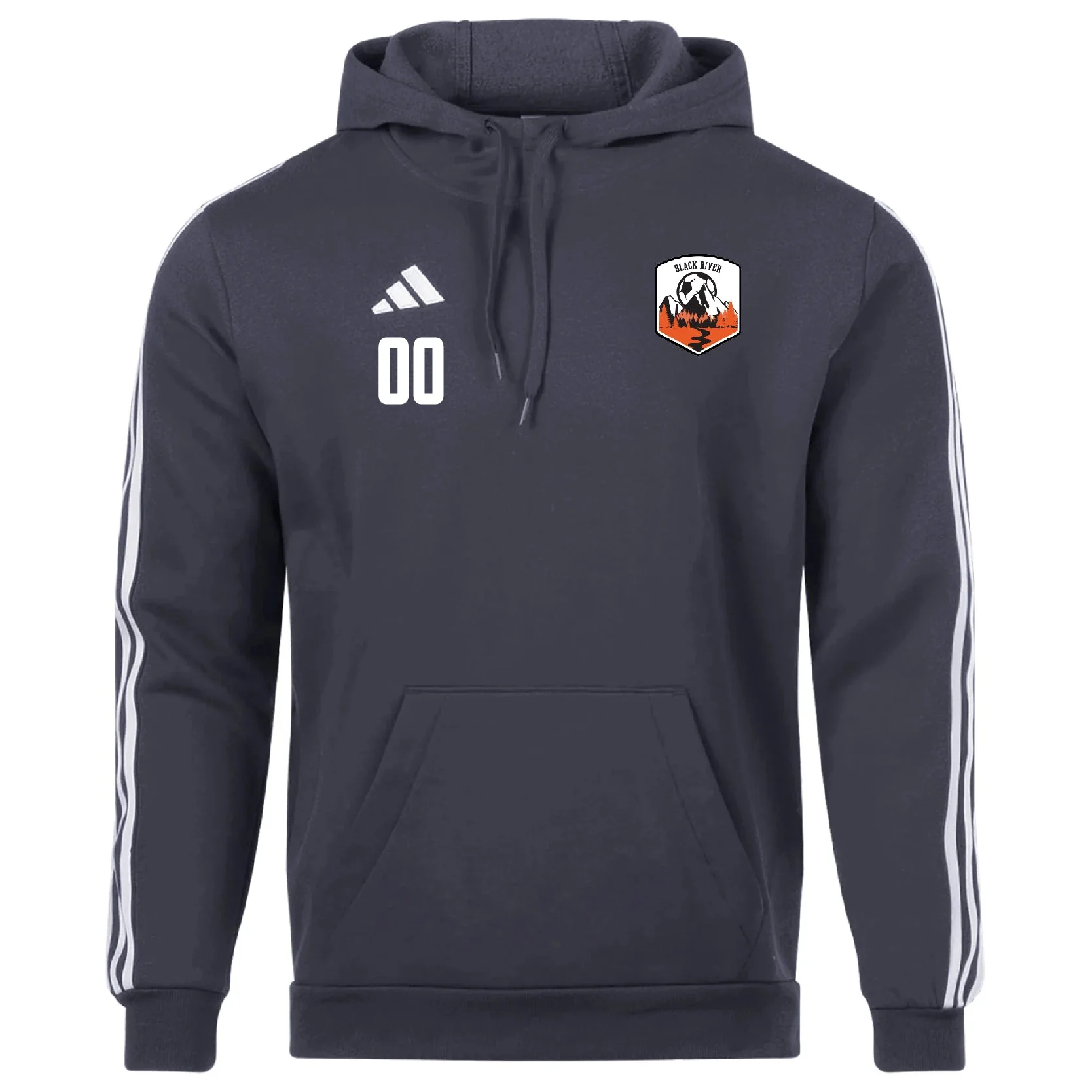 Black River Athletics 2010 and Older adidas Tiro 23 League Hoodie Grey