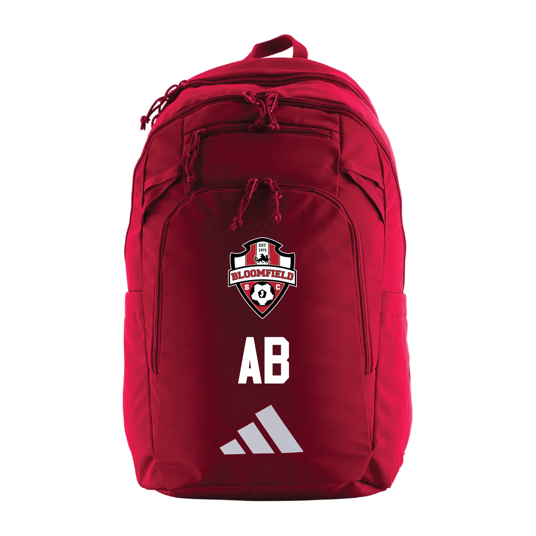 Bloomfield SC adidas Defender V Backpack Red
