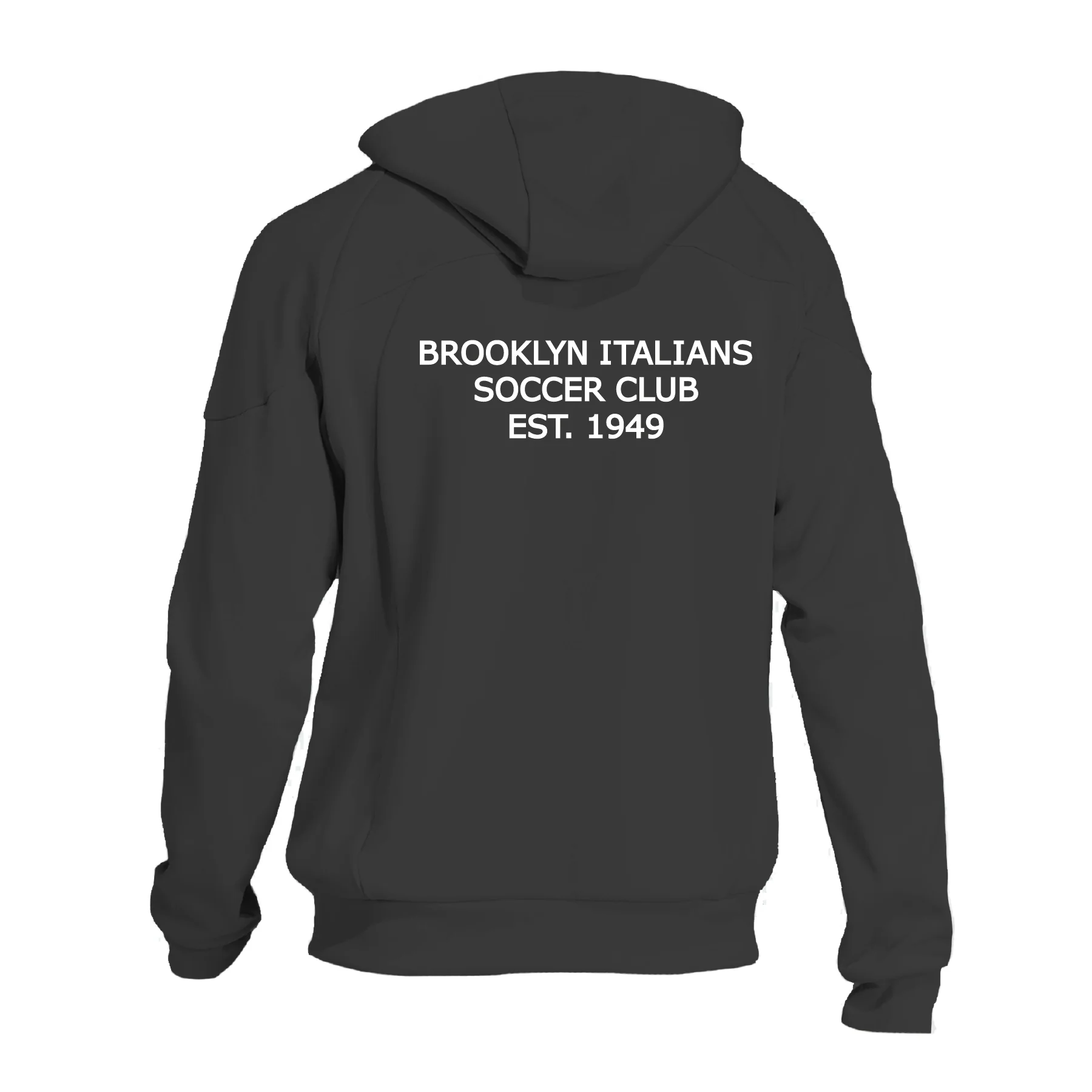 Brooklyn Italians SC adidas Tiro 25 Full-Zip Hoodie Black - Image 2