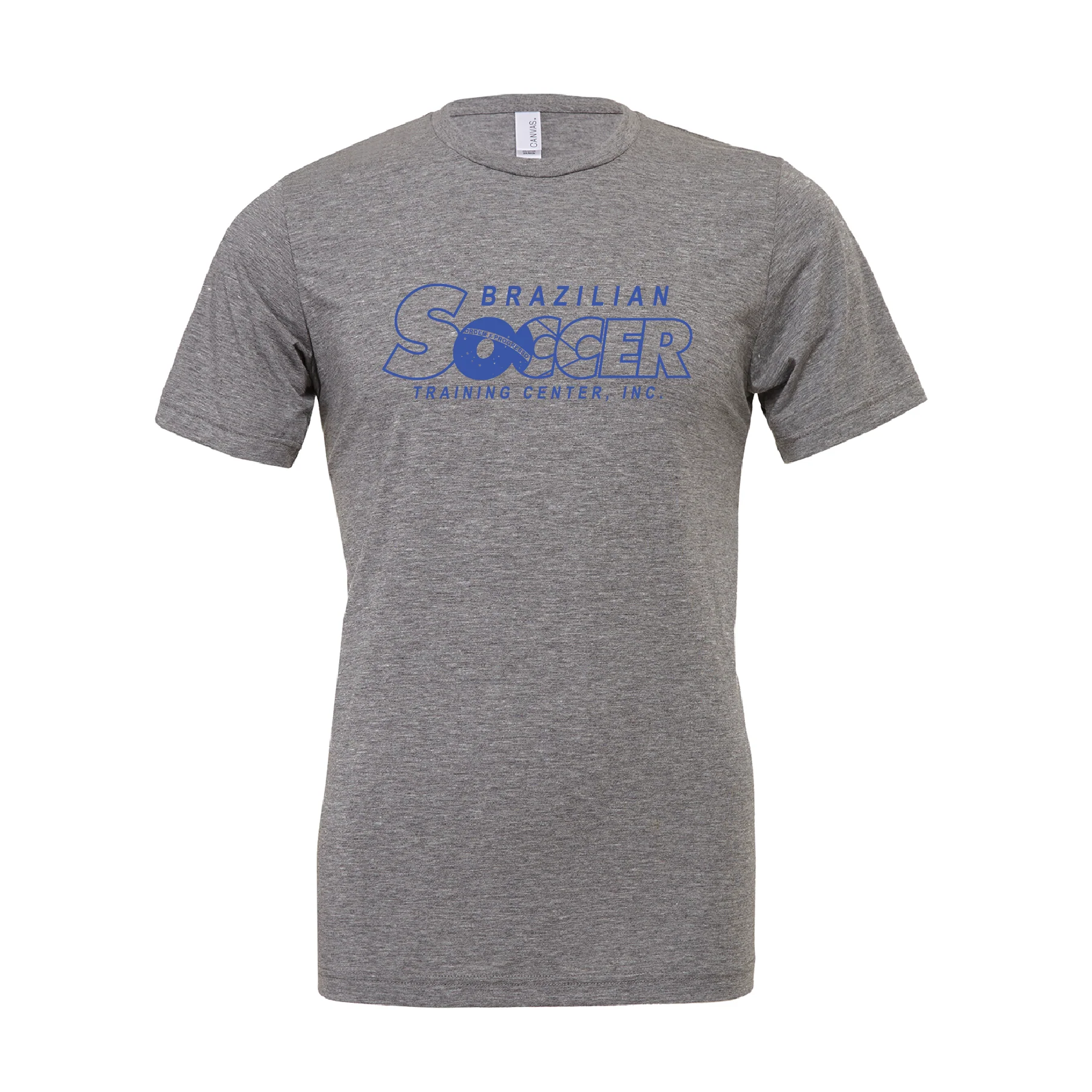 Brazilian Soccer Training (Club Name) Bella + Canvas Short Sleeve Triblend T-Shirt Grey
