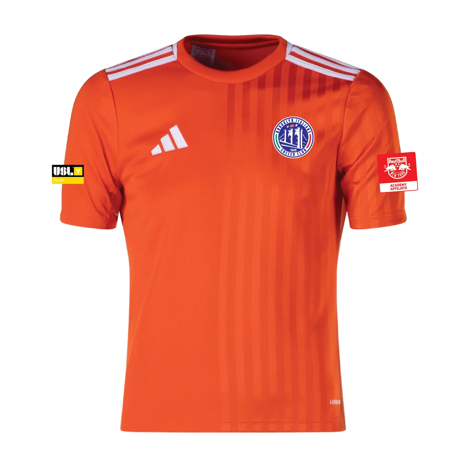 Brooklyn Italians adidas Campeon 25 Jersey Orange