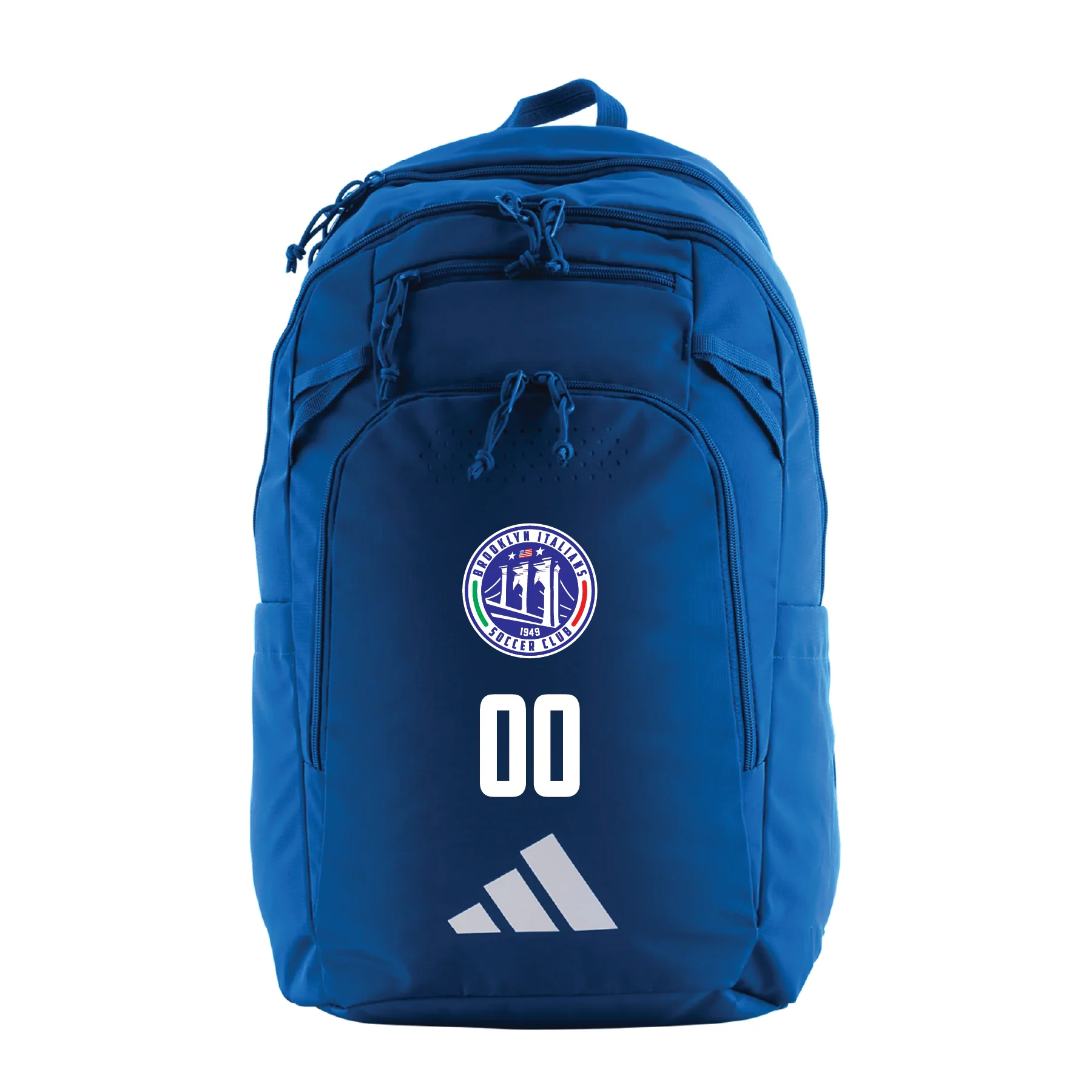 Brooklyn Italians adidas Defender V Backpack Royal