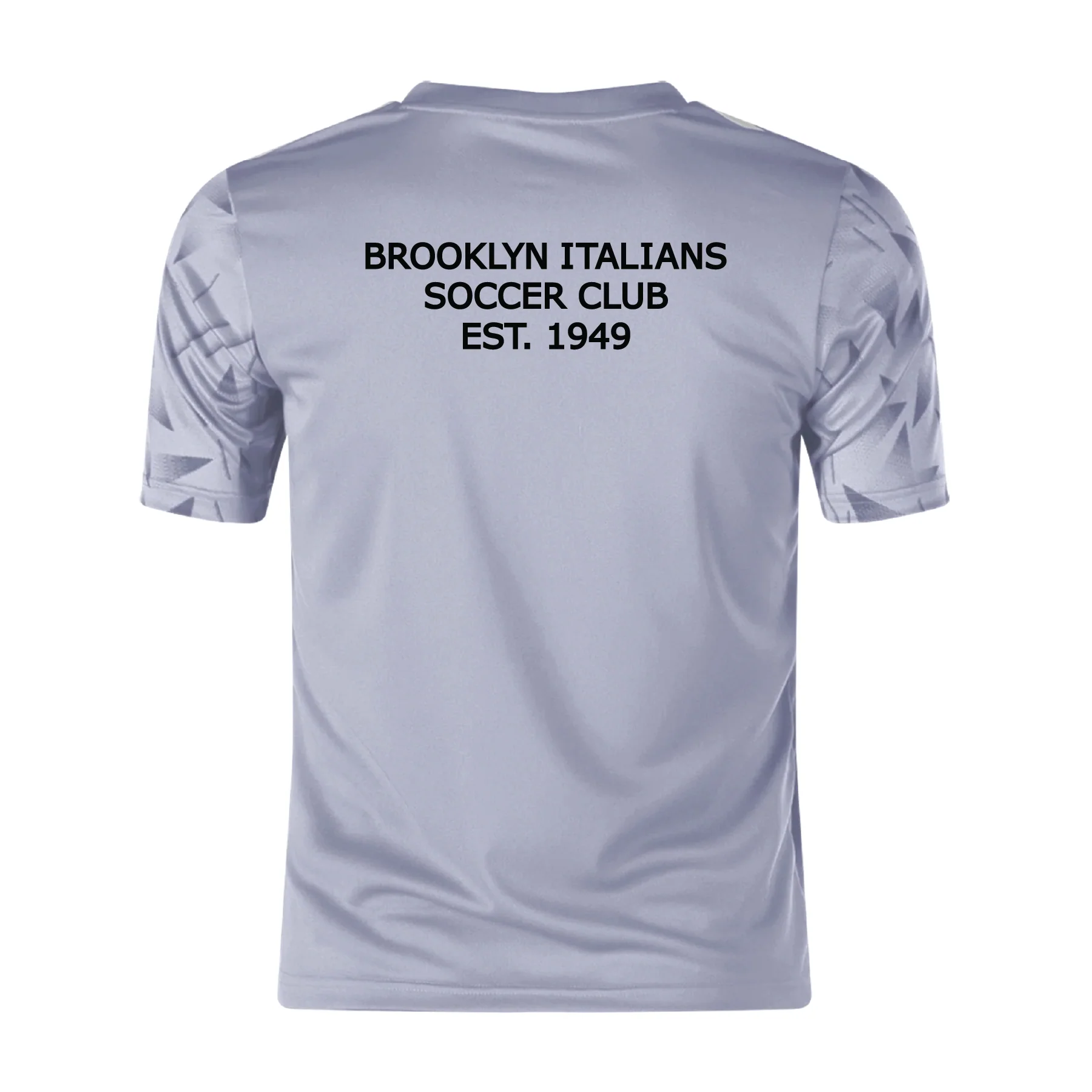 Brooklyn Italians adidas Icon 25 Practice Jersey Light Grey - Image 2
