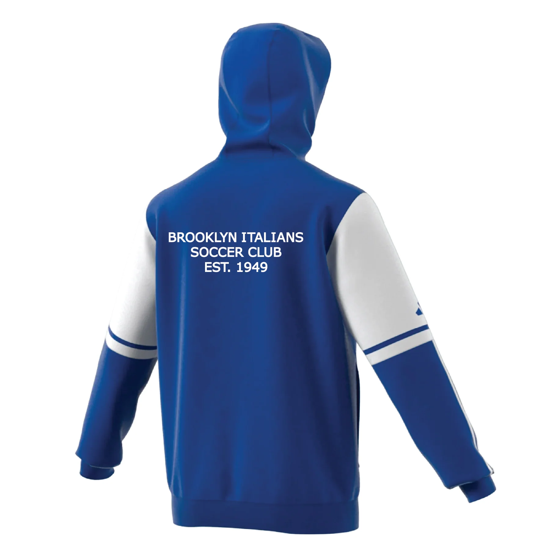 Brooklyn Italians adidas Squadra 25 Hoodie Royal - Image 2