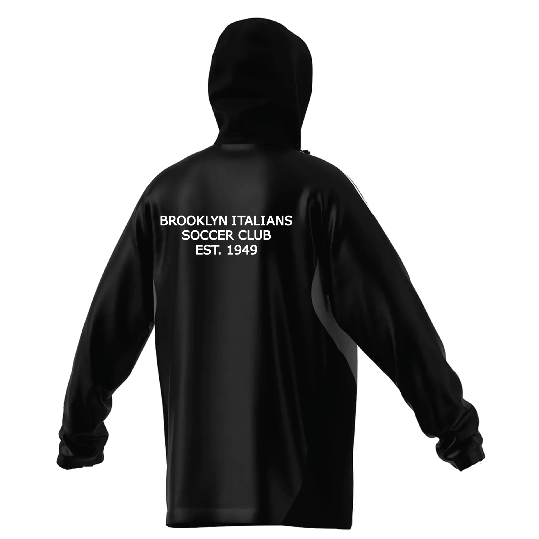 Brooklyn Italians adidas Tiro 25 Comp All Weather Jacket Black - Image 2