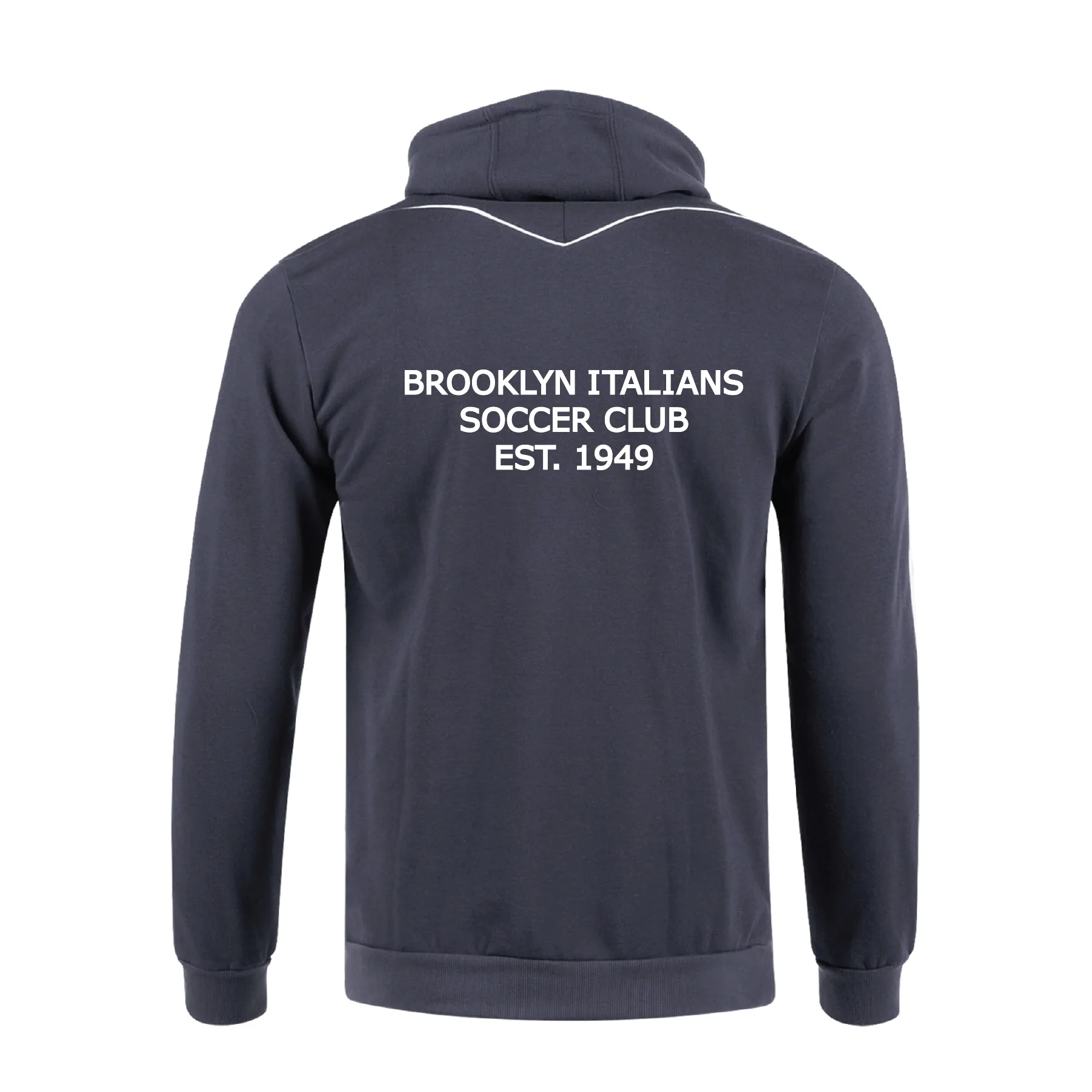 Brooklyn Italians FAN adidas Tiro 23 League Hoodie Grey - Image 2