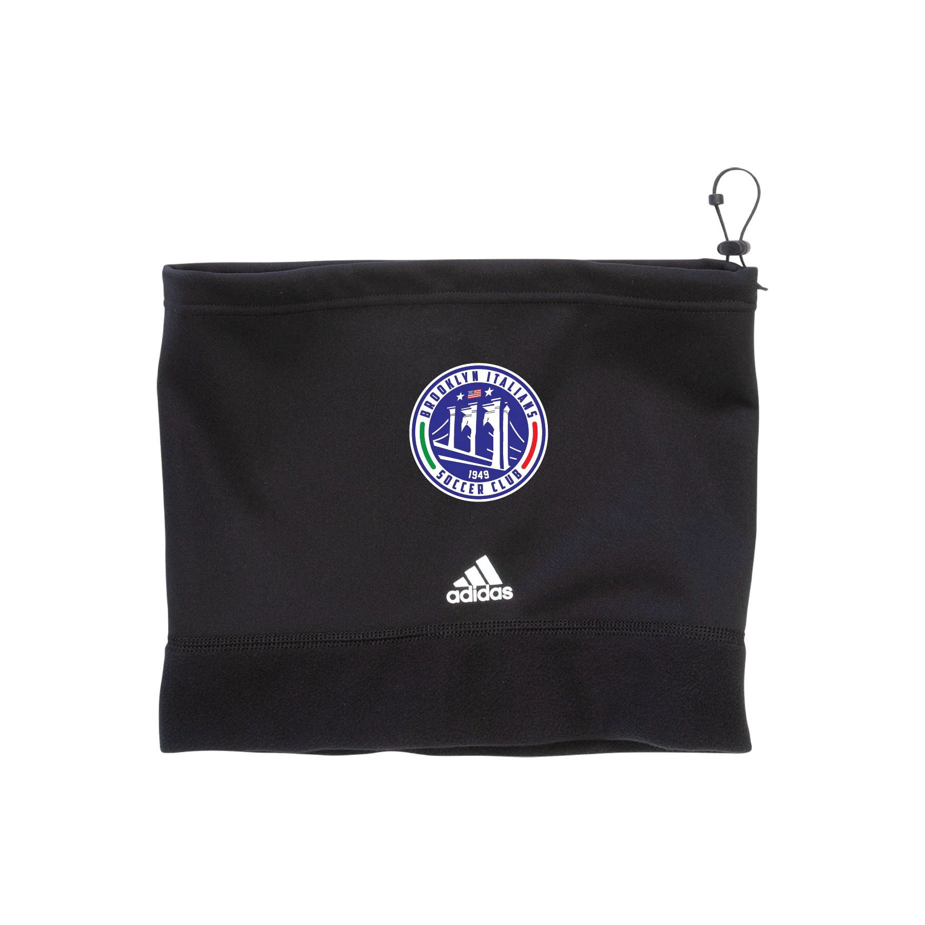 Brooklyn Italians FAN adidas Tiro Neckwarmer - Black/White