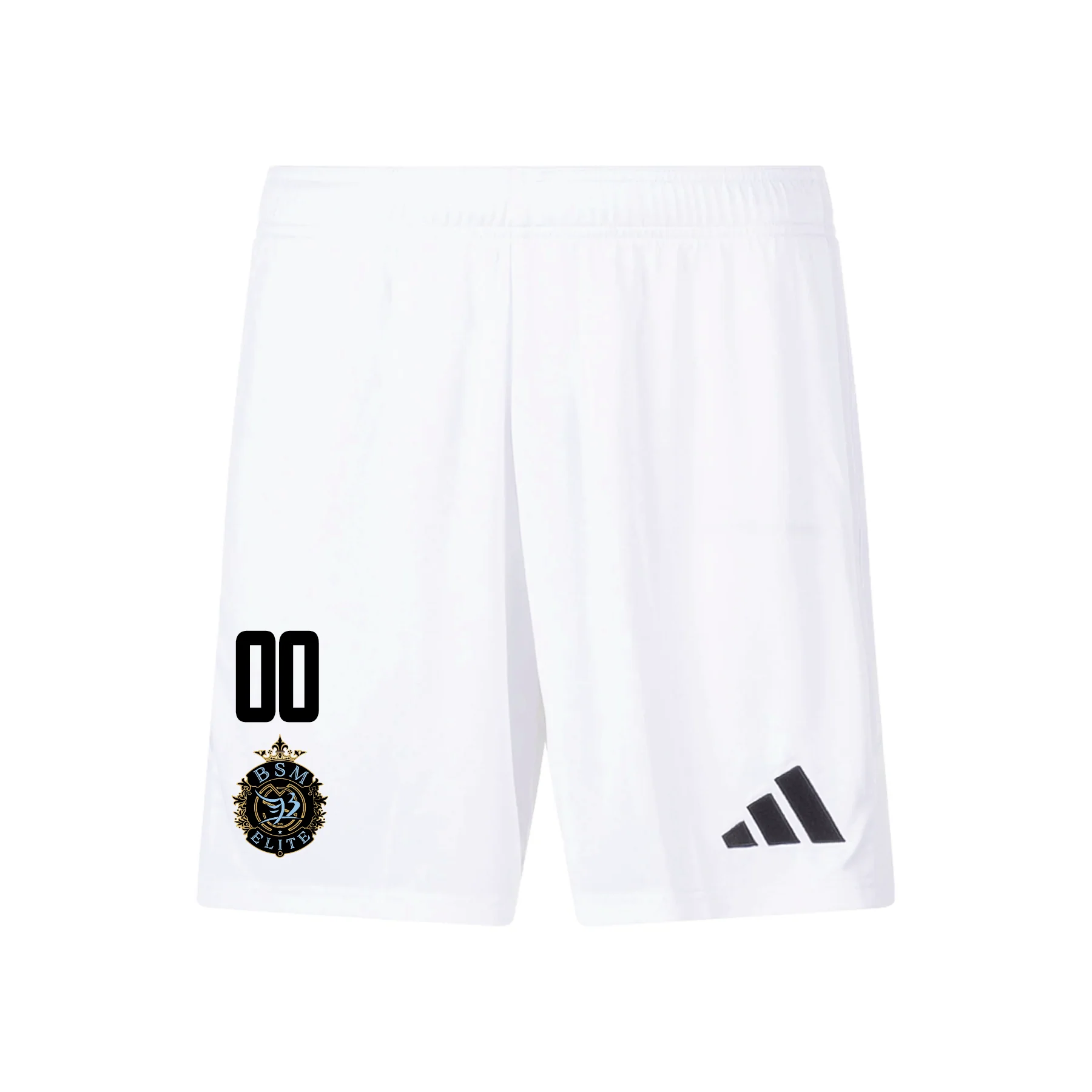 BSM Elite adidas Tiro 24 Shorts White - Image 2