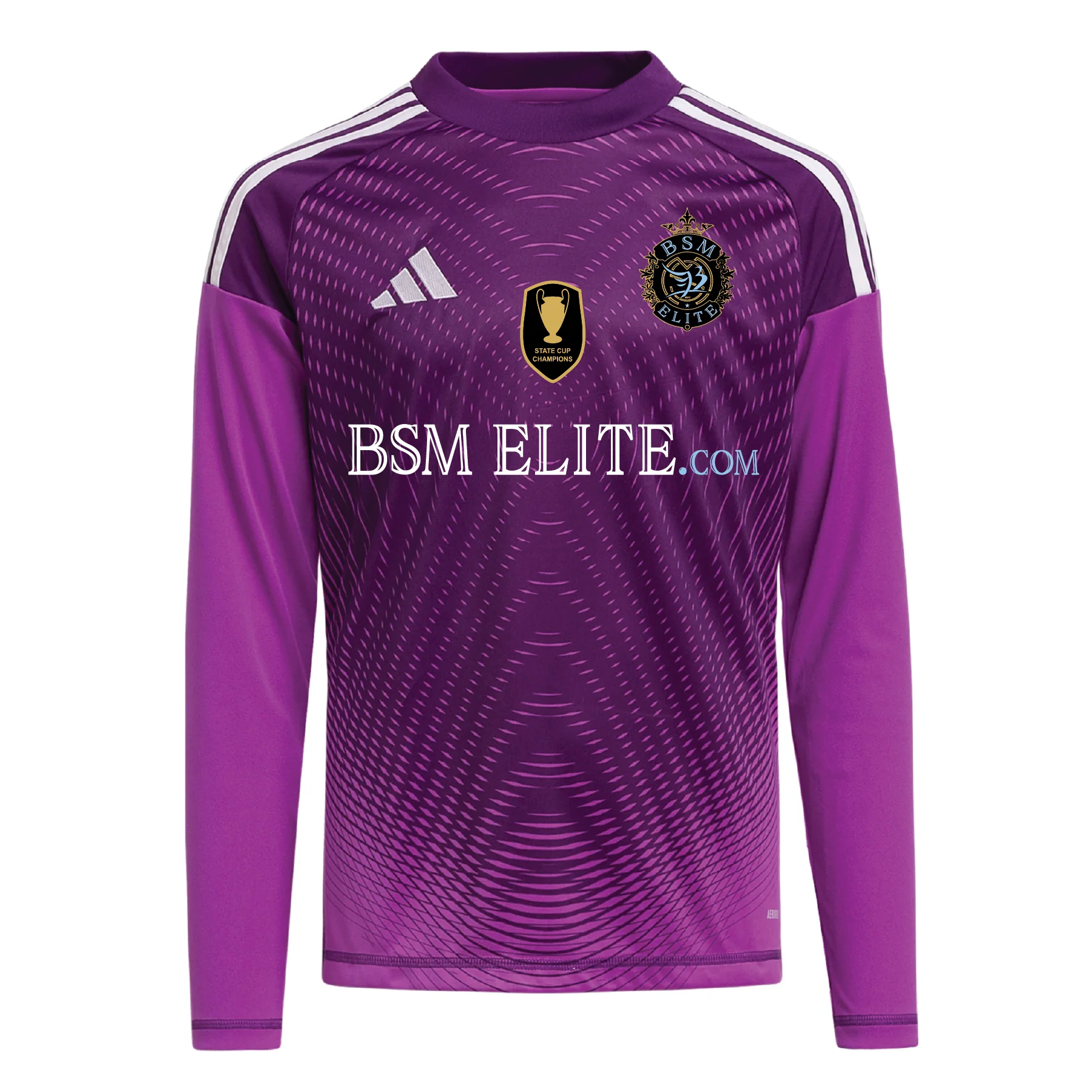 BSM Elite adidas Tiro 25 Comp LS Goalkeeper Jersey Purple