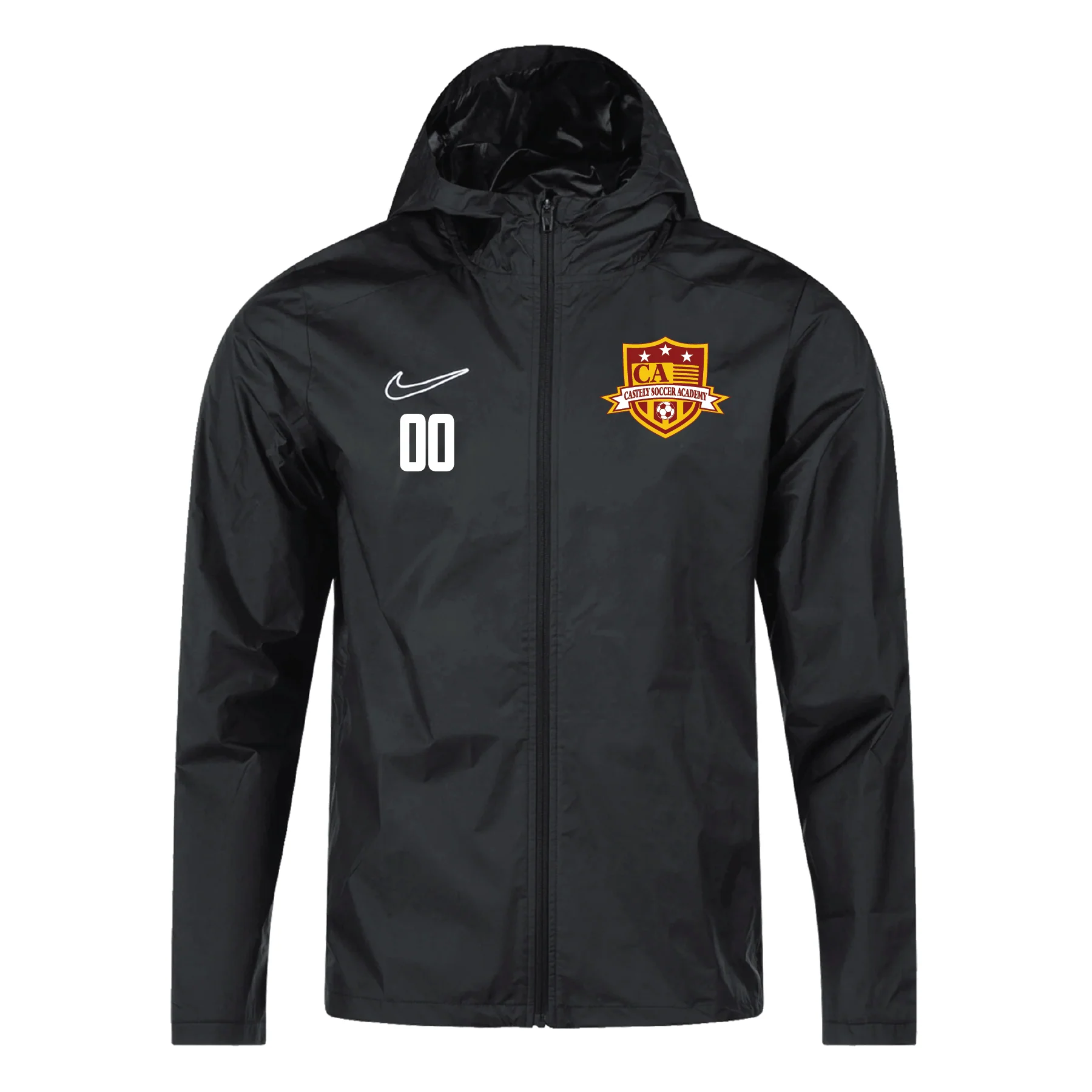 Castely Nike Storm Rain Jacket Black