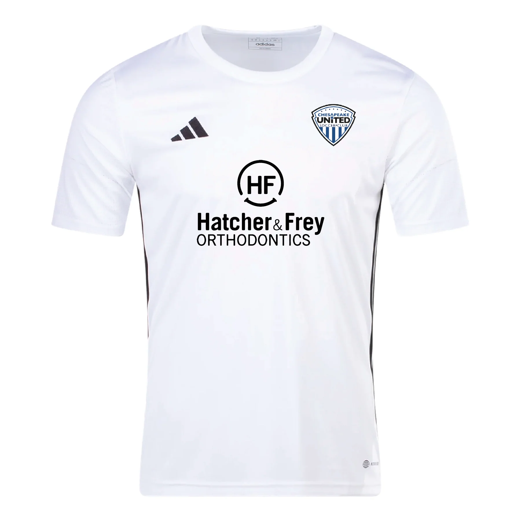 Chesapeake United SC Advanced adidas Tabela 23 Jersey White