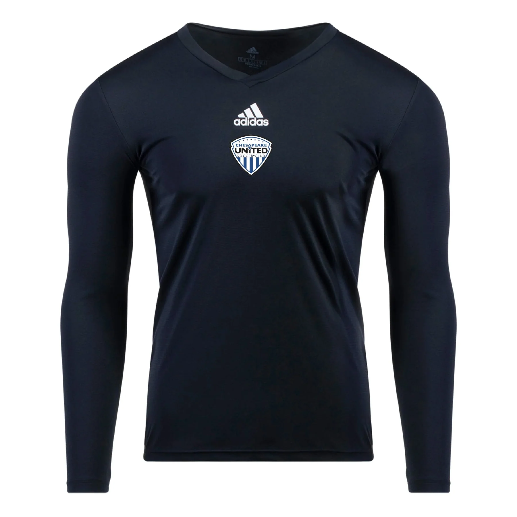Chesapeake United SC Competitive adidas Base Compression Tee Black