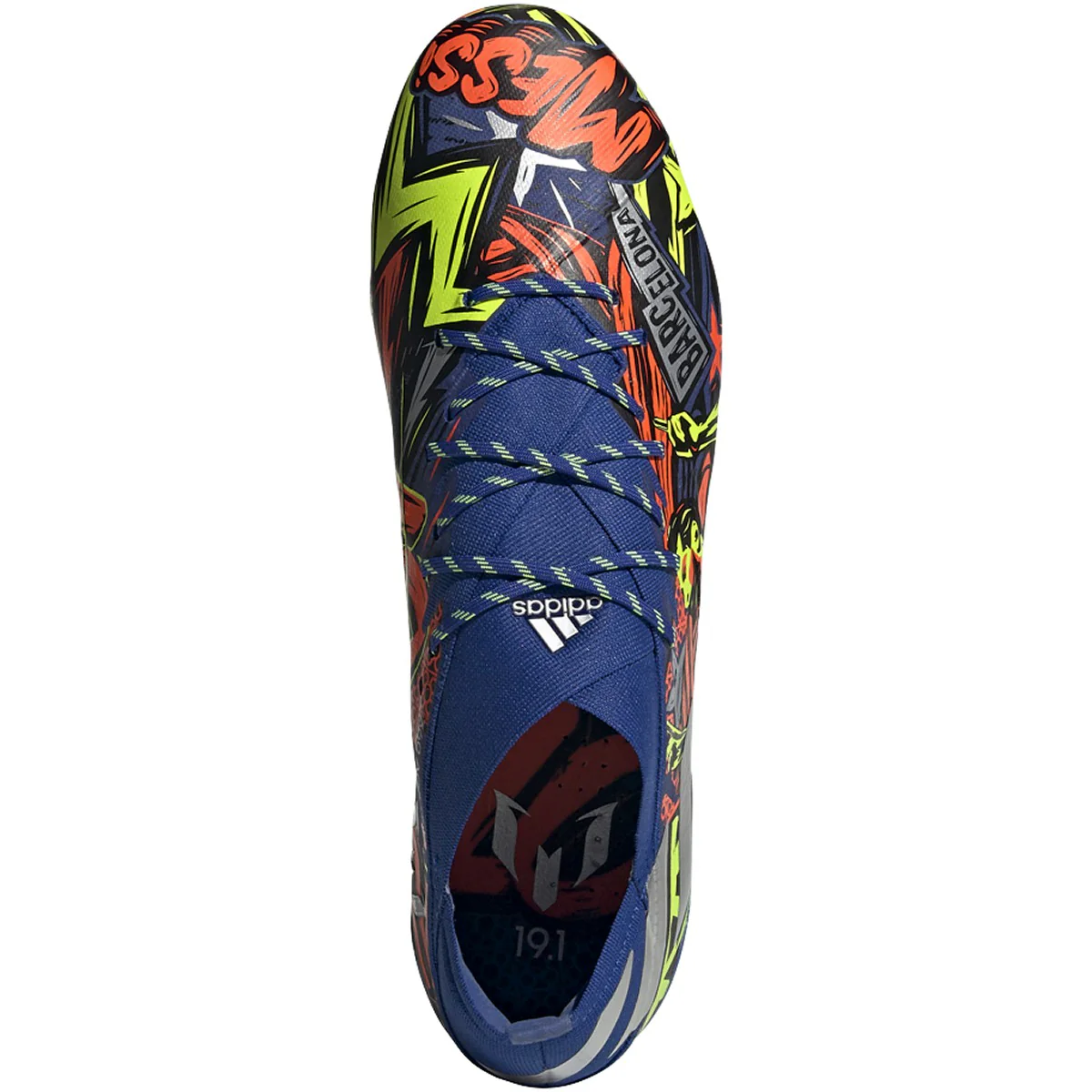 adidas Nemeziz MESSI 19.1 FG -Team Royal Blue-Silver-Solar Yellow - Image 3