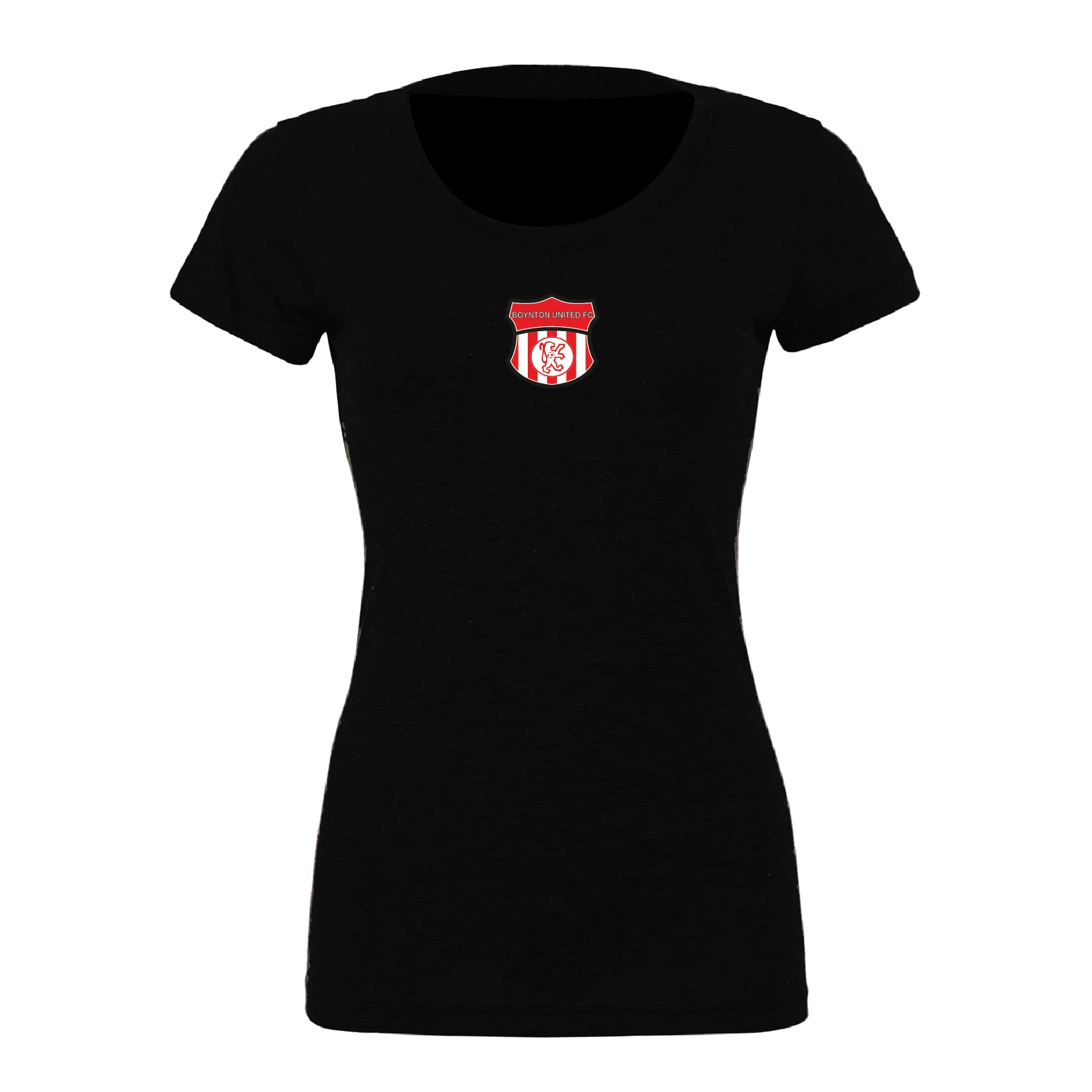 Boynton United (Patch) Bella + Canvas Short Sleeve Triblend T-Shirt Solid Black - Image 3