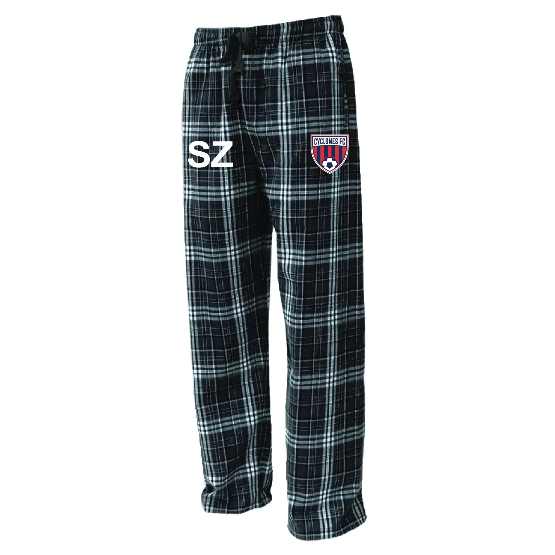 Cyclone SC Flannel Plaid Pajama Pant Black/White