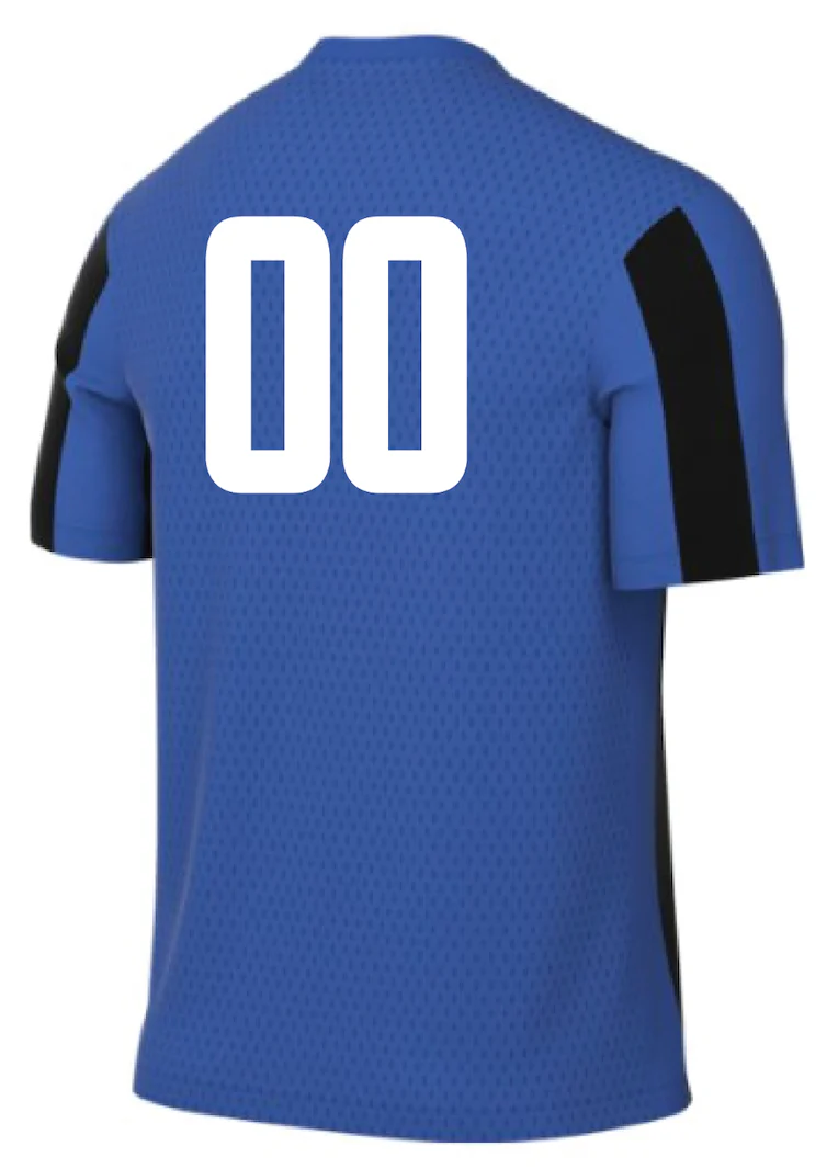 DCFA Nike Striped V Jersey Royal/Black - Image 2