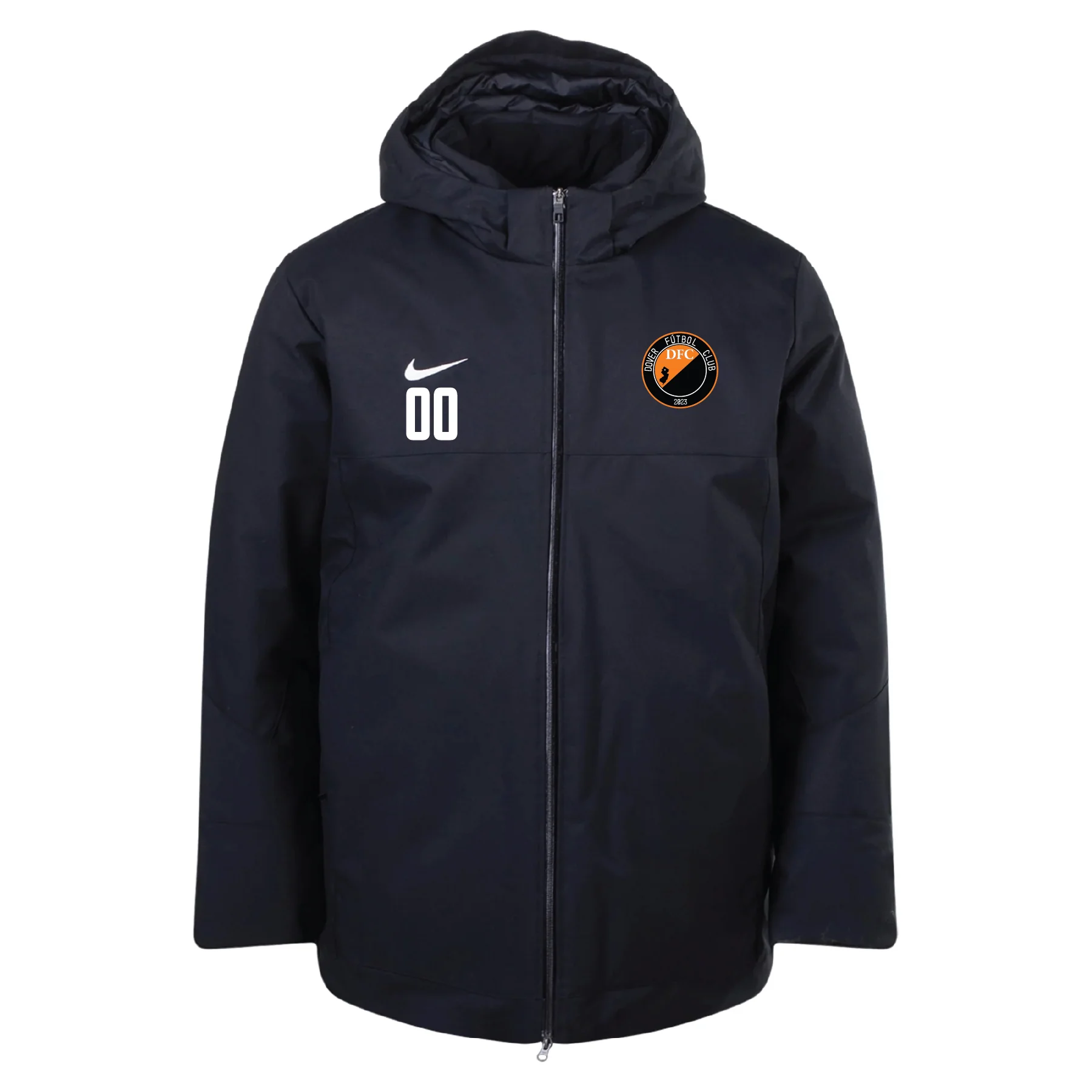 Dover FC Nike Down Fill Parka Jacket Black