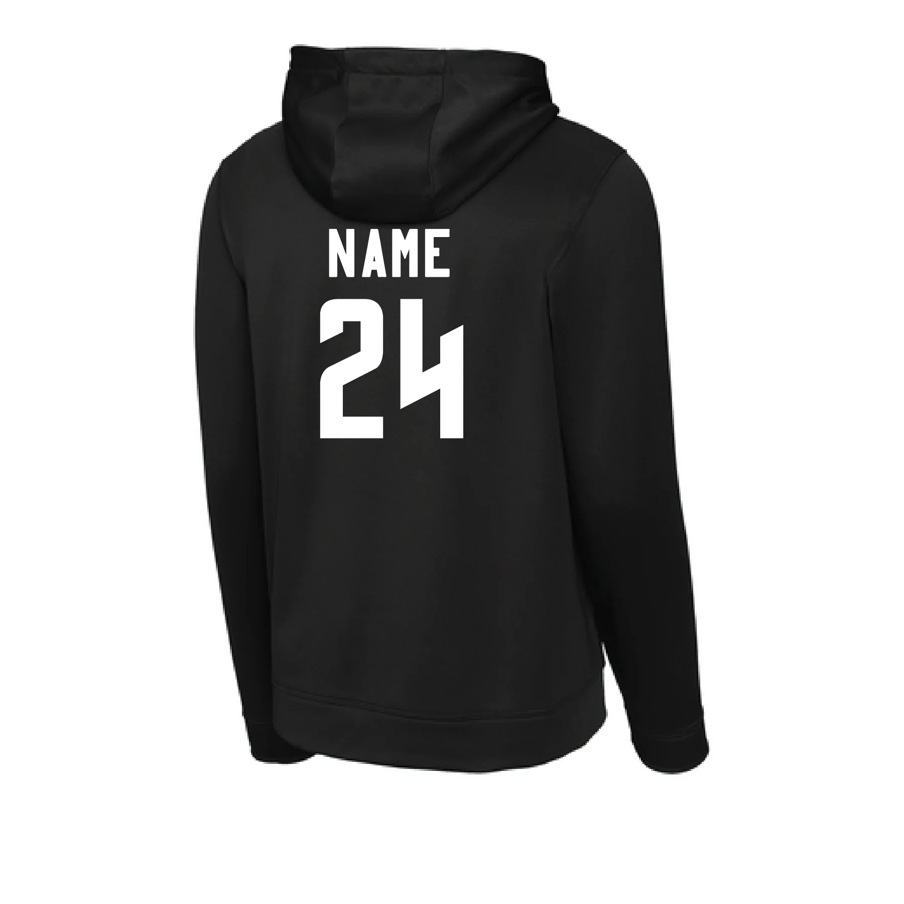 East Islip Soccer Club  Sport-Tek Fleece Hoodie Black - Image 2