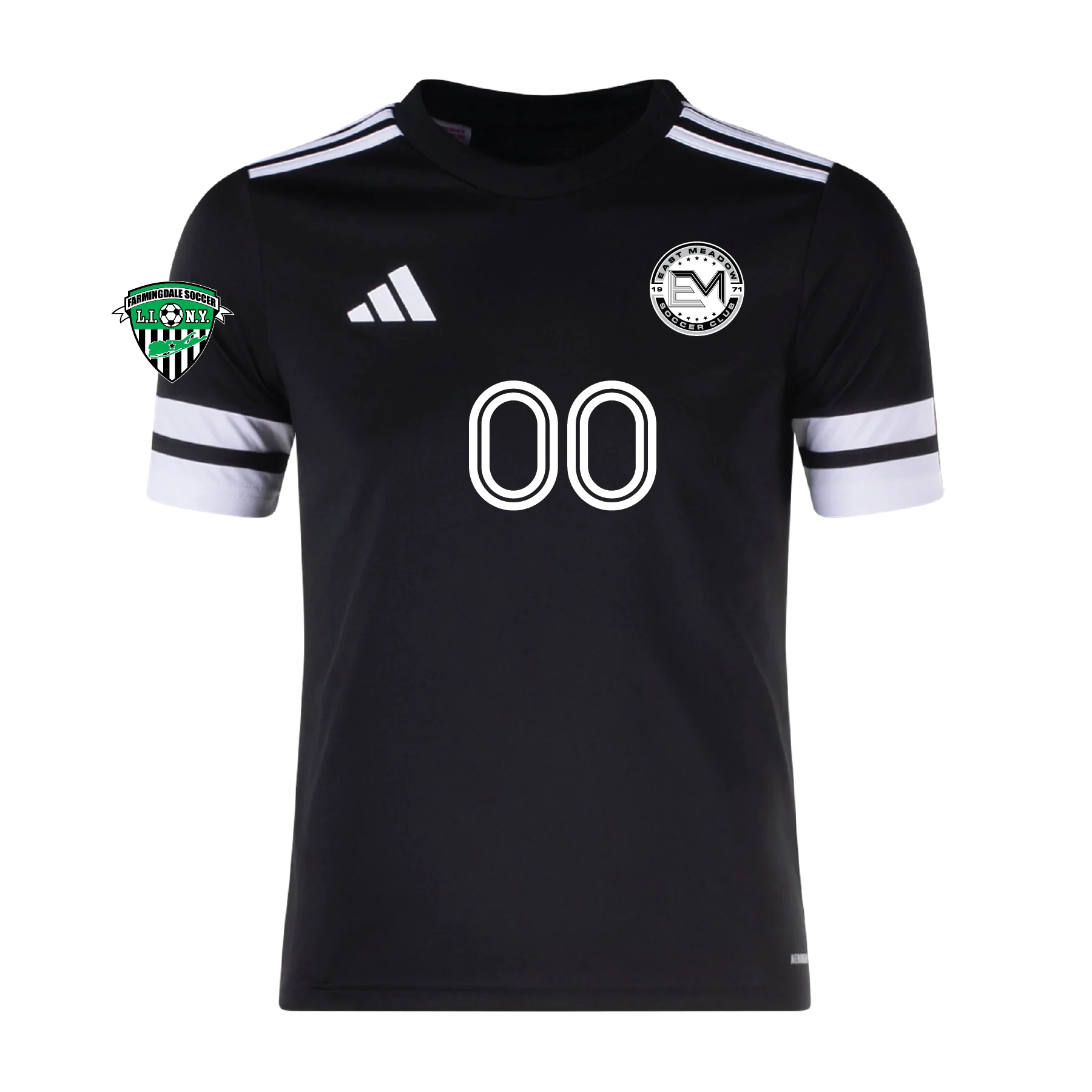 EMSC Farmingdale adidas Squadra 25 Jersey Black