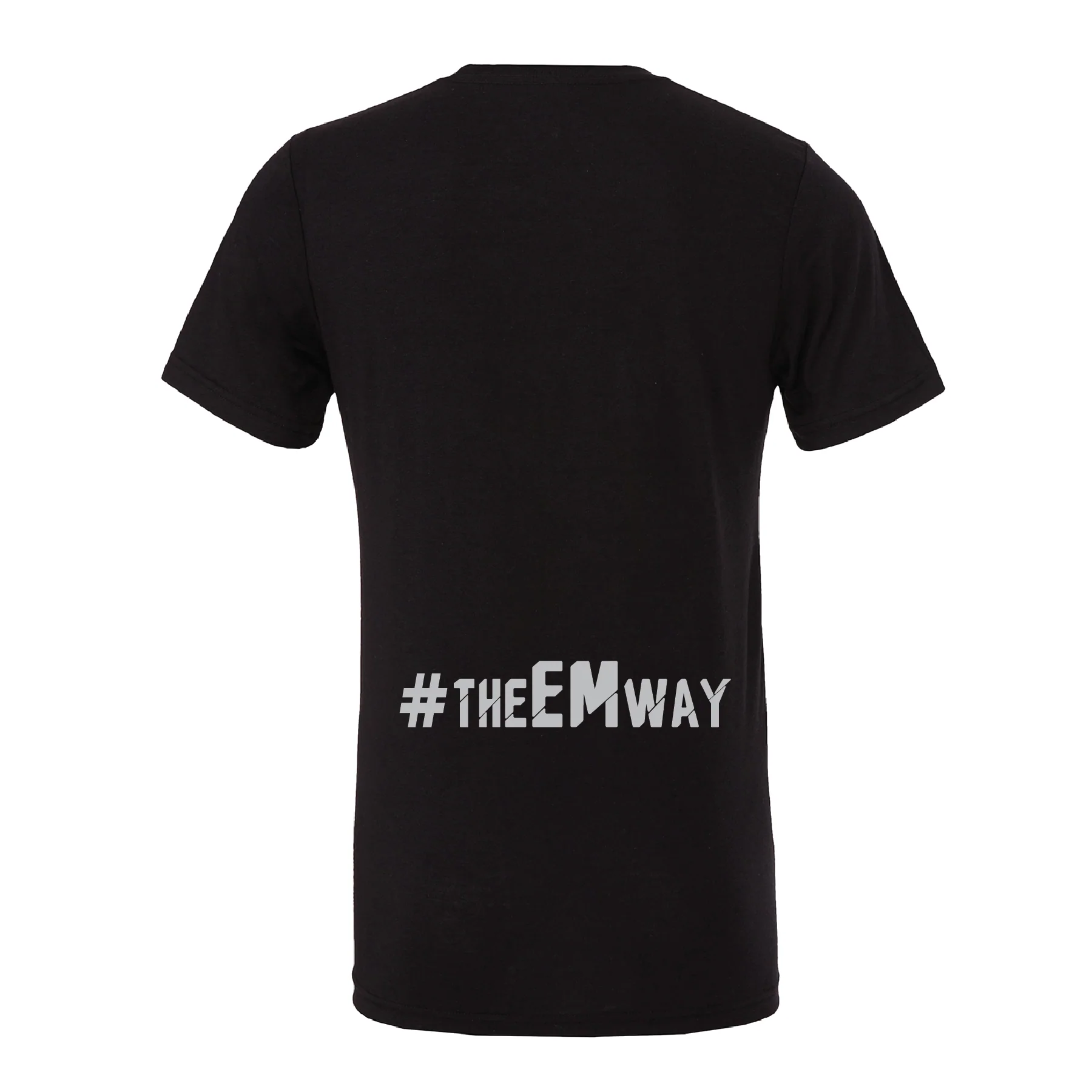 EMSC Long Island Premier (Club Name) Bella + Canvas Short Sleeve Triblend T-Shirt Solid Black - Image 2