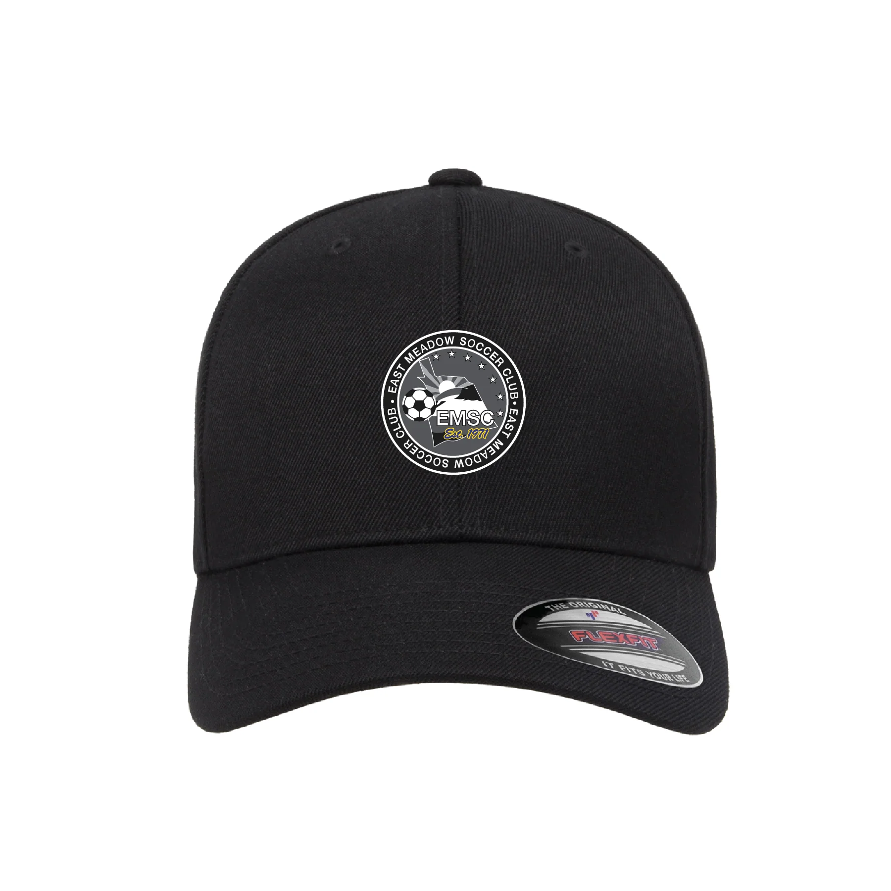 EMSC Long Island Premier Flexfit Wool Blend Fitted Cap Black
