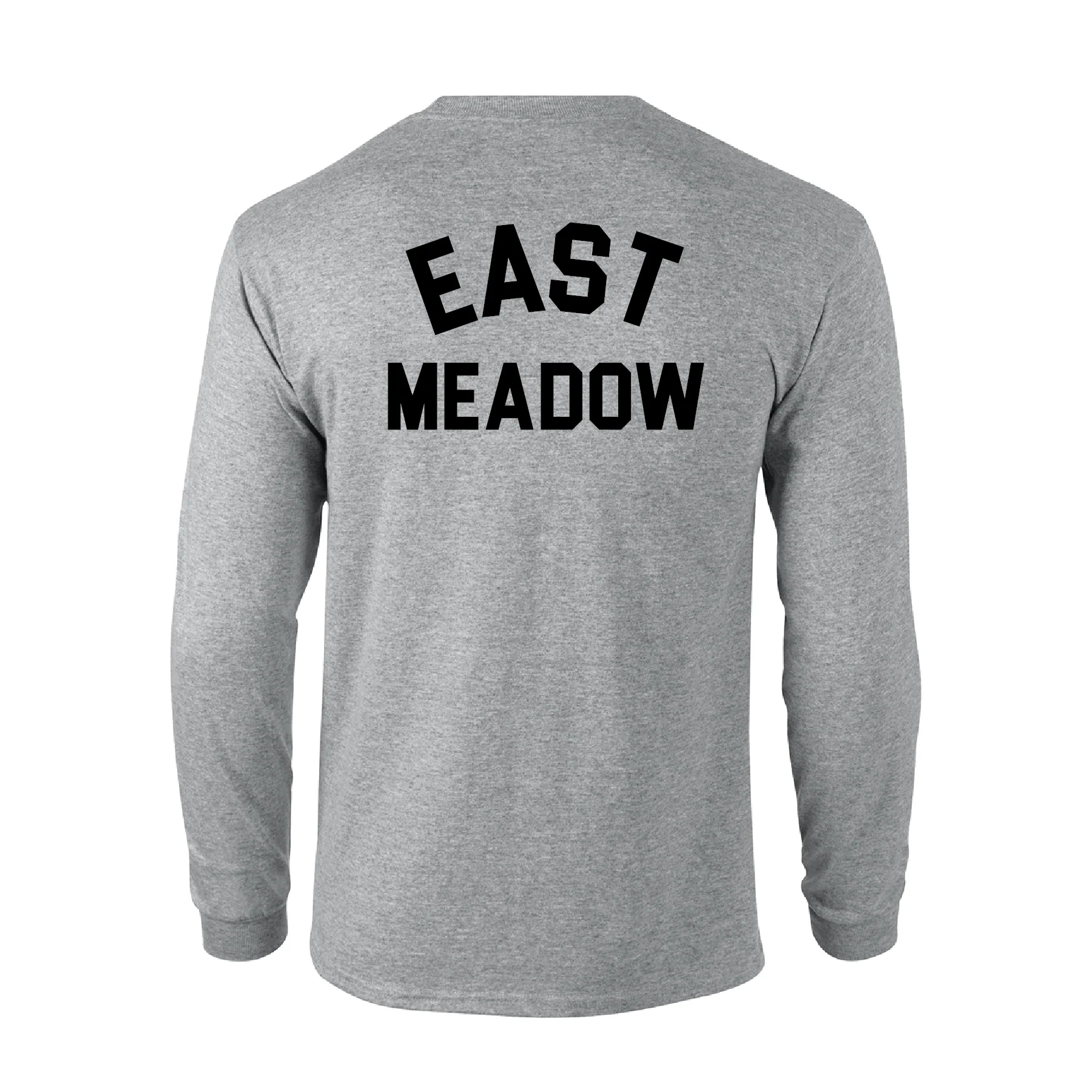 EMSC FAN Gildan LS Lifestyle T-Shirt Grey - Image 2