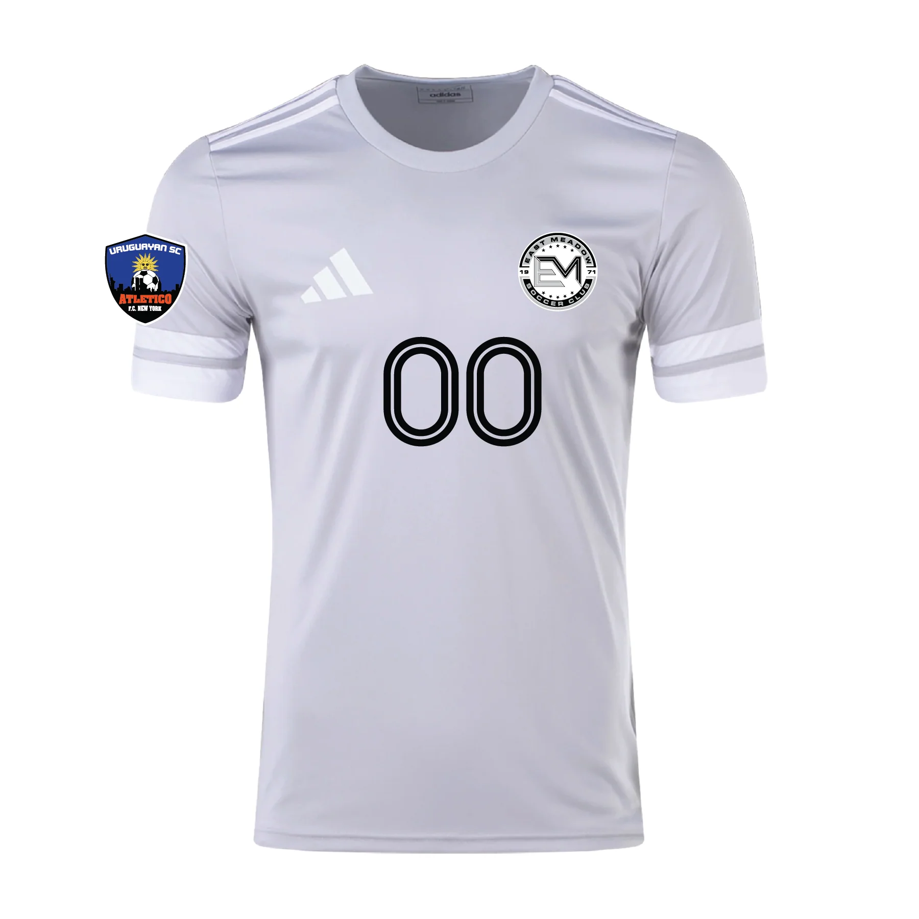 EMSC Uruguayan Athletico adidas Squadra 25 Jersey Light Grey