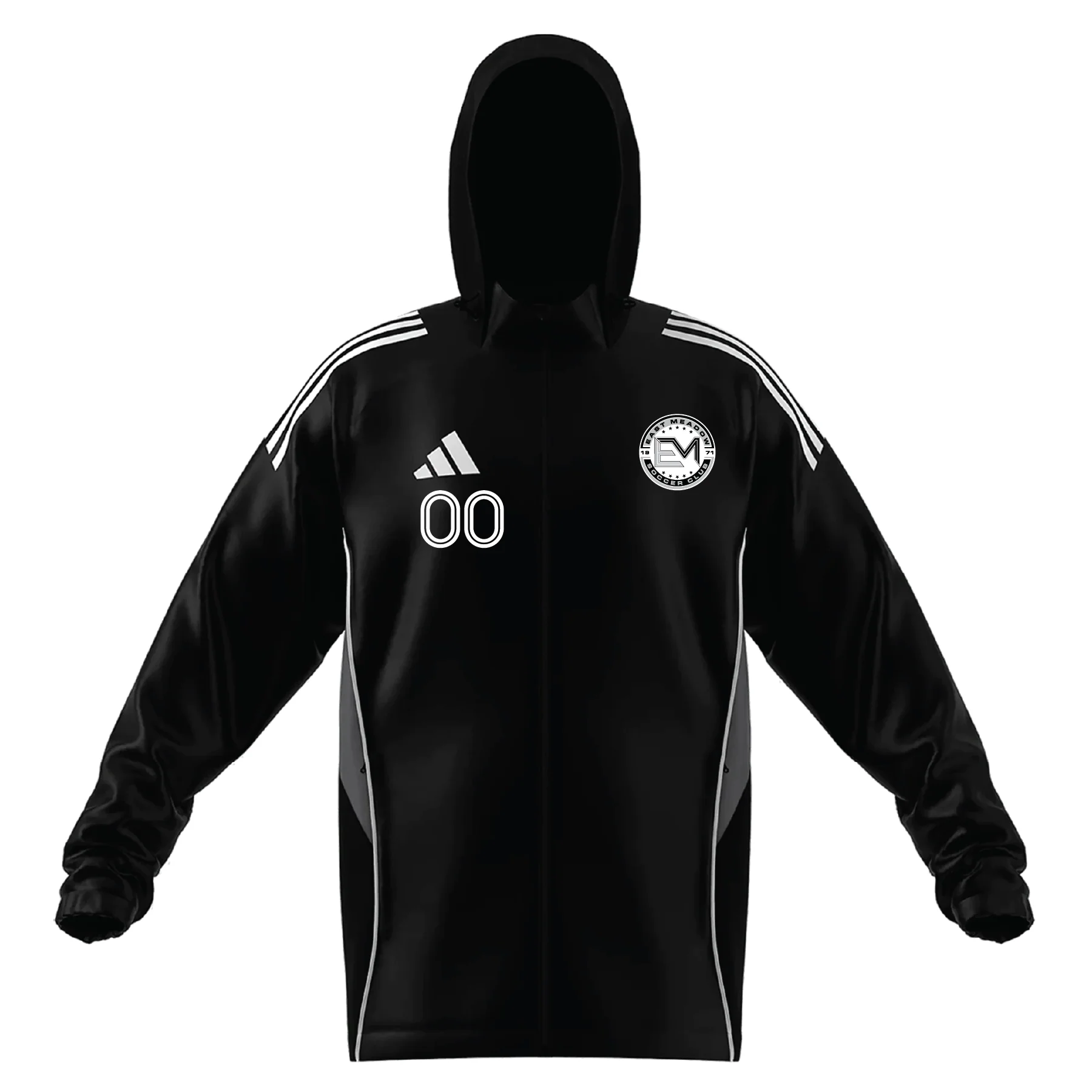 EMSC Academy adidas Tiro 25 Comp All Weather Jacket Black
