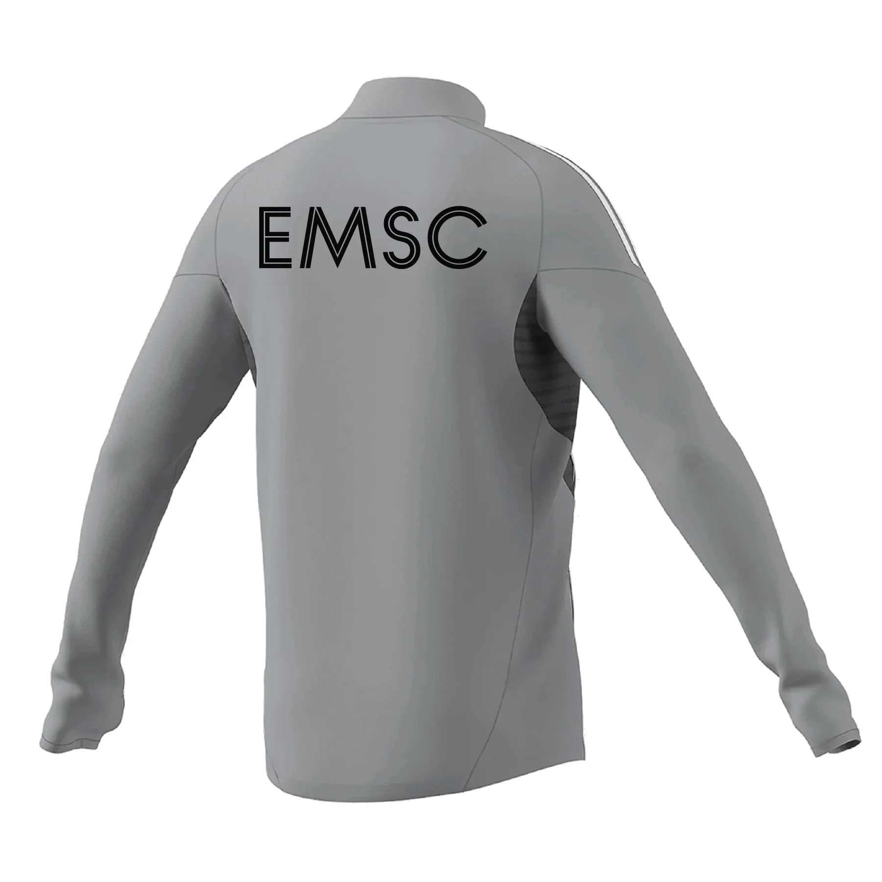 EMSC Academy adidas Tiro 25 Comp Training Top Light Grey - Image 2