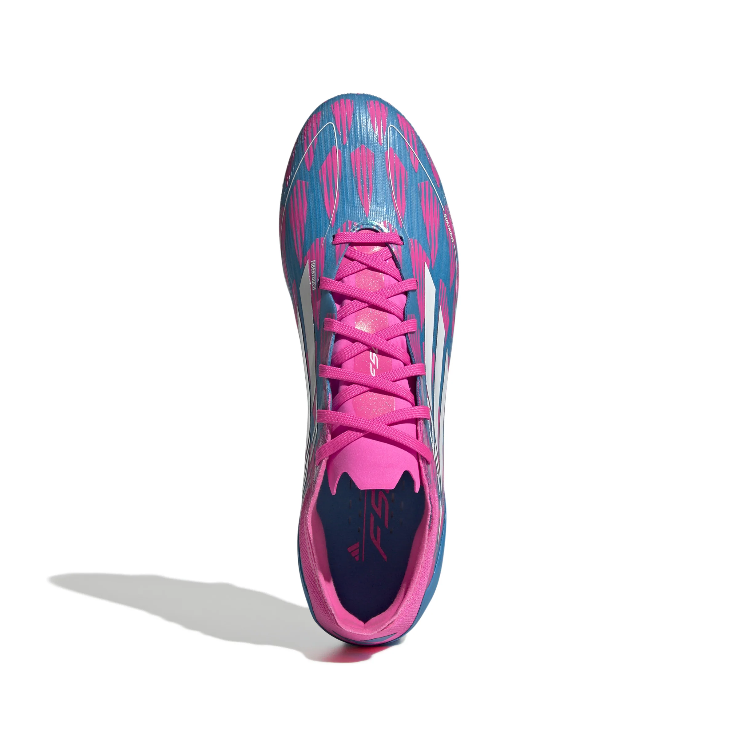 adidas F50 Pro FG Firm Ground Soccer Cleat 	 Solar Blue/ White/ SolarPink - Image 5