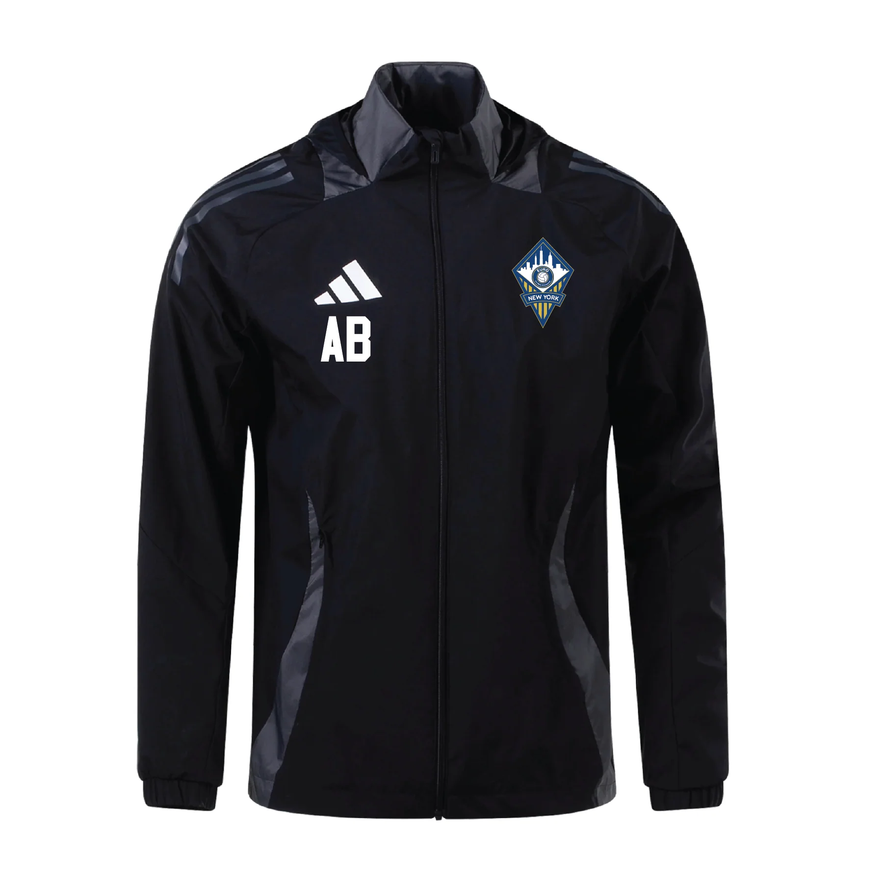 FA Euro adidas Tiro 24 Comp All Weather Jacket Black