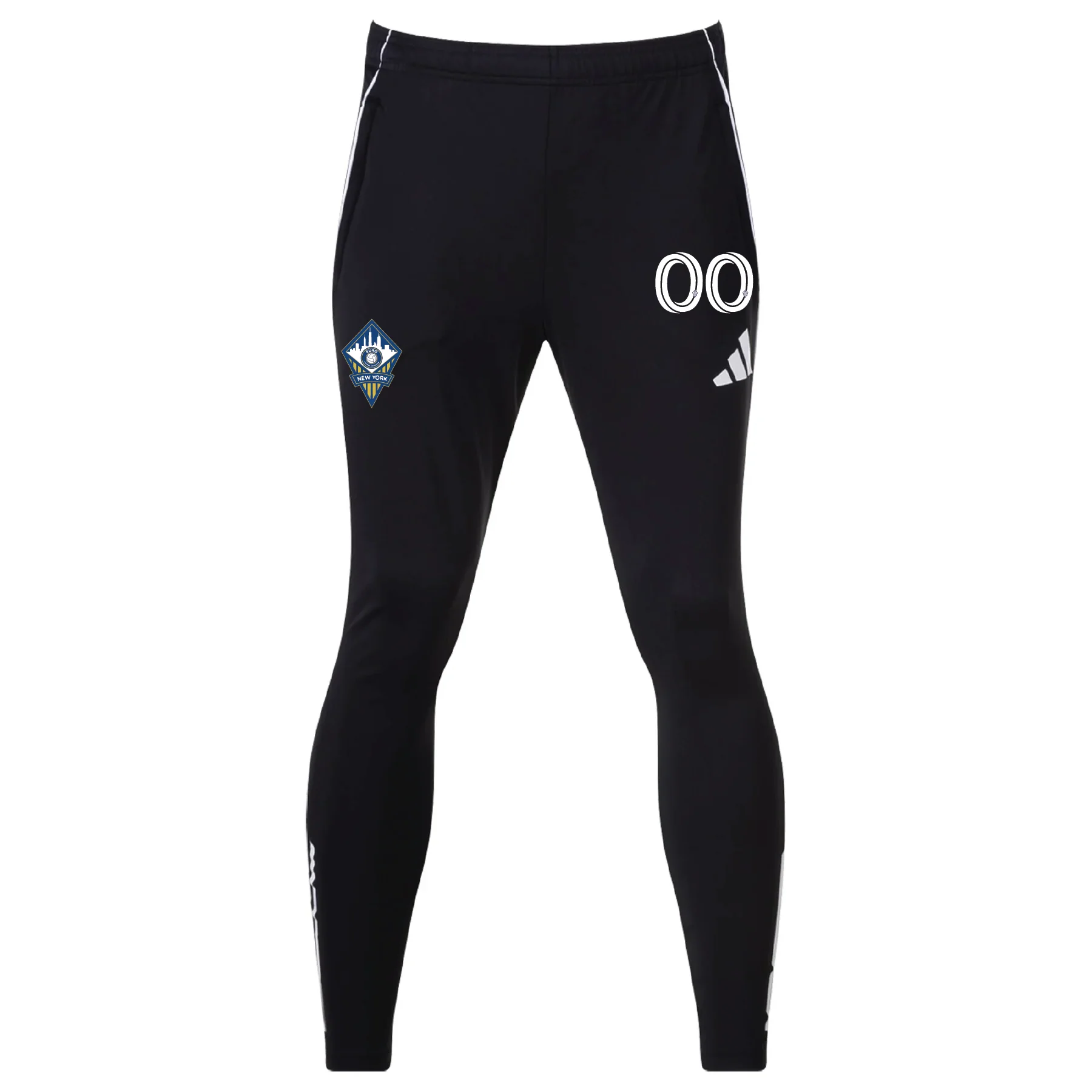 FA Euro New York adidas Tiro 24 Comp Training Pant Black/Grey - Image 2