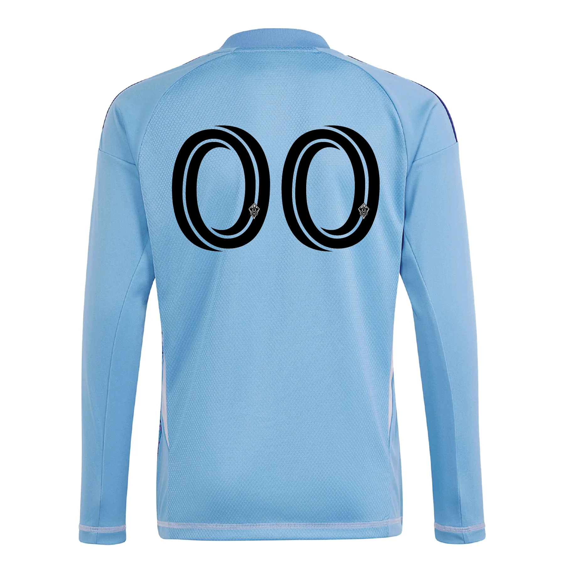 FA Euro New York adidas Tiro 24 LS Goalkeeper Jersey Light Blue - Image 2