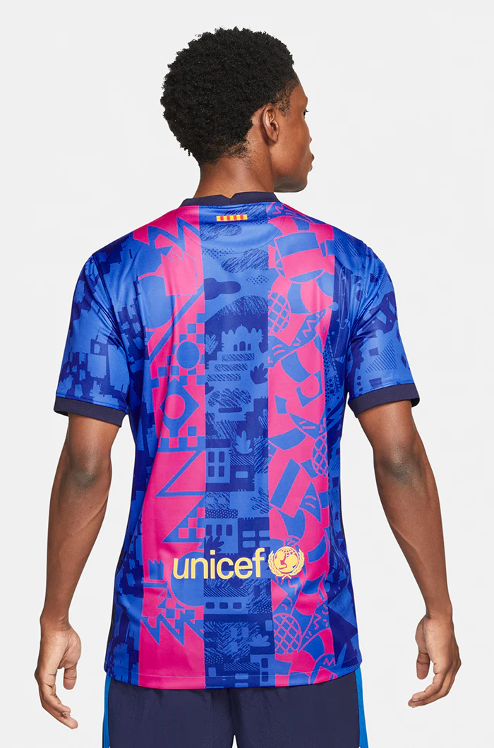 Men's FC Barcelona Third-UCL Jersey 21/22 - Image 3