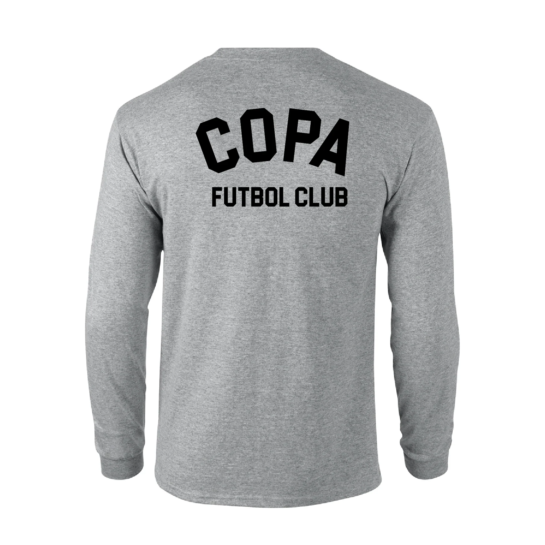 FC Copa West Gildan LS Lifestyle T-Shirt Grey - Image 2
