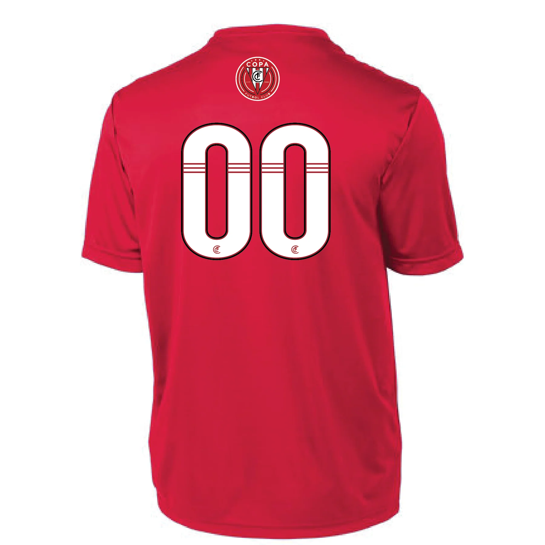 FC Copa Futsal Sport Tek Jersey Red - Image 2