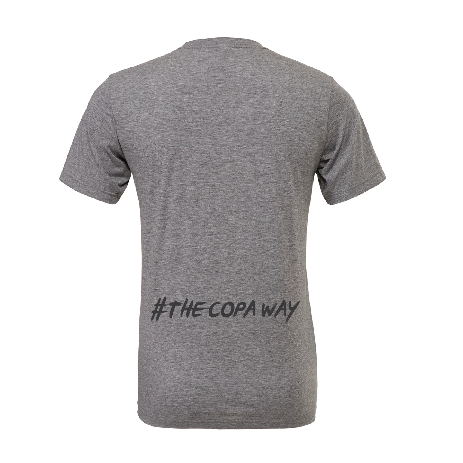 FC Copa (Logo) Bella + Canvas Short Sleeve Triblend T-Shirt Grey - Image 2