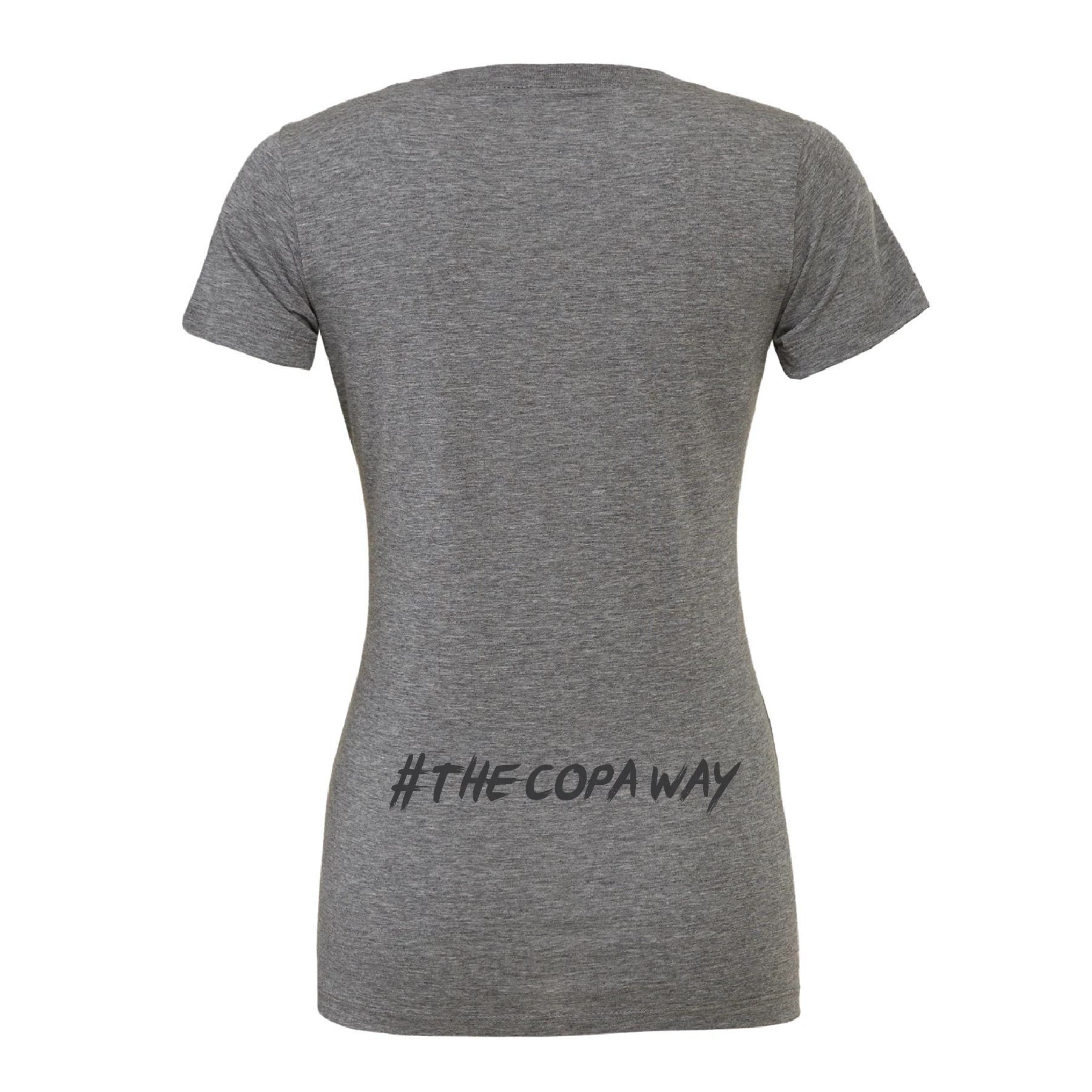 FC Copa (Logo) Bella + Canvas Short Sleeve Triblend T-Shirt Grey - Image 4