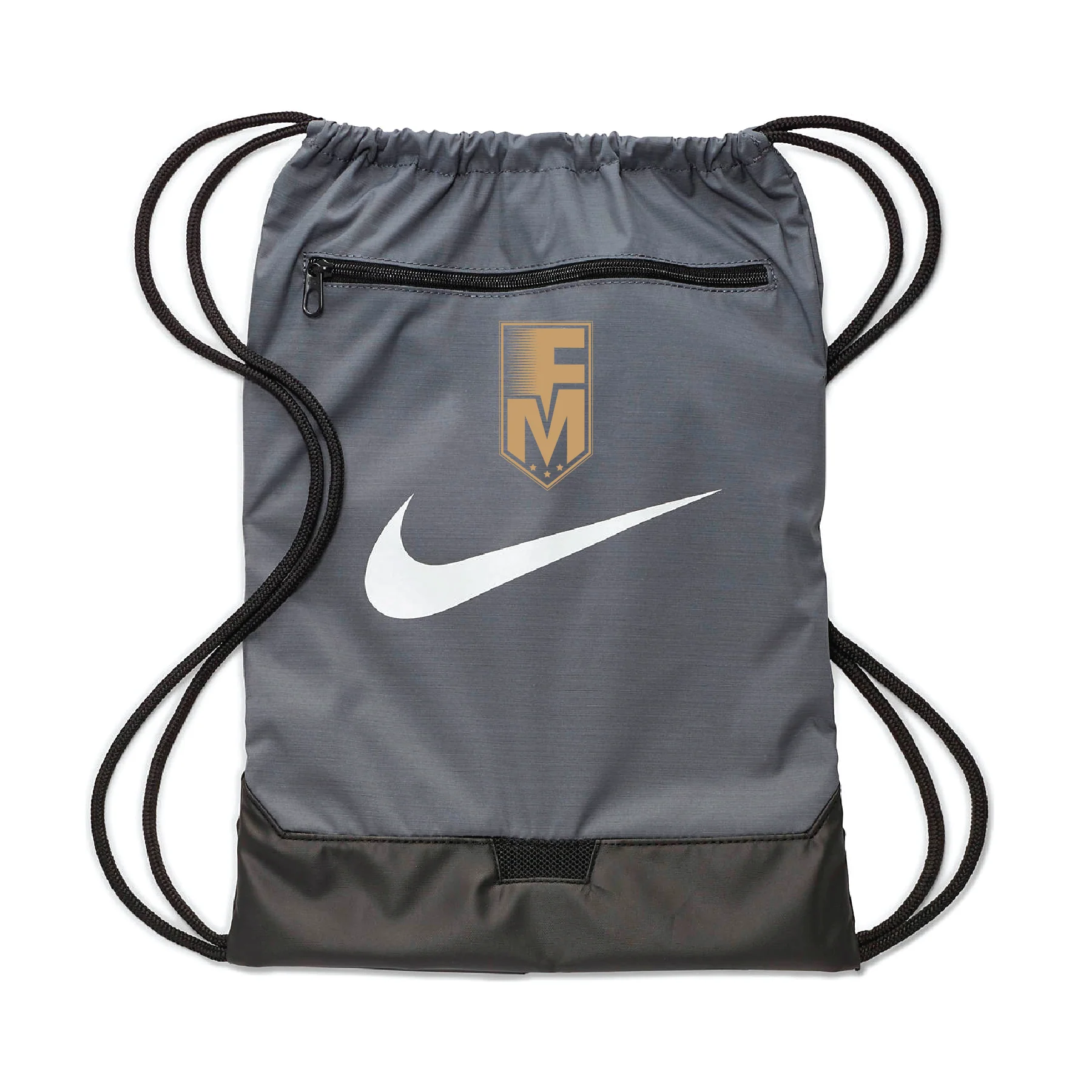 FM Footy Nike Brasilia String Bag Grey