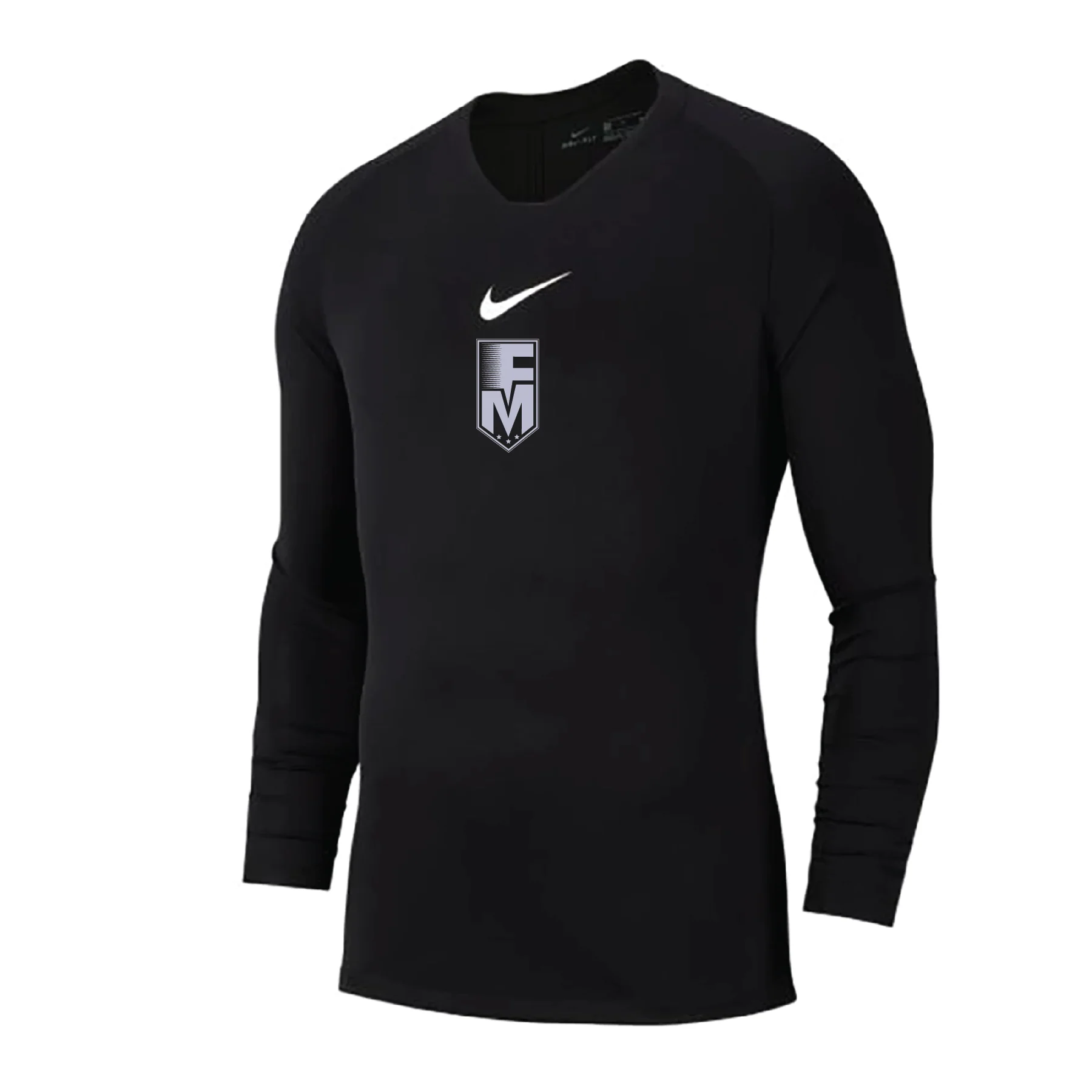 FM Footy Nike Park LS First Layer Compression Black