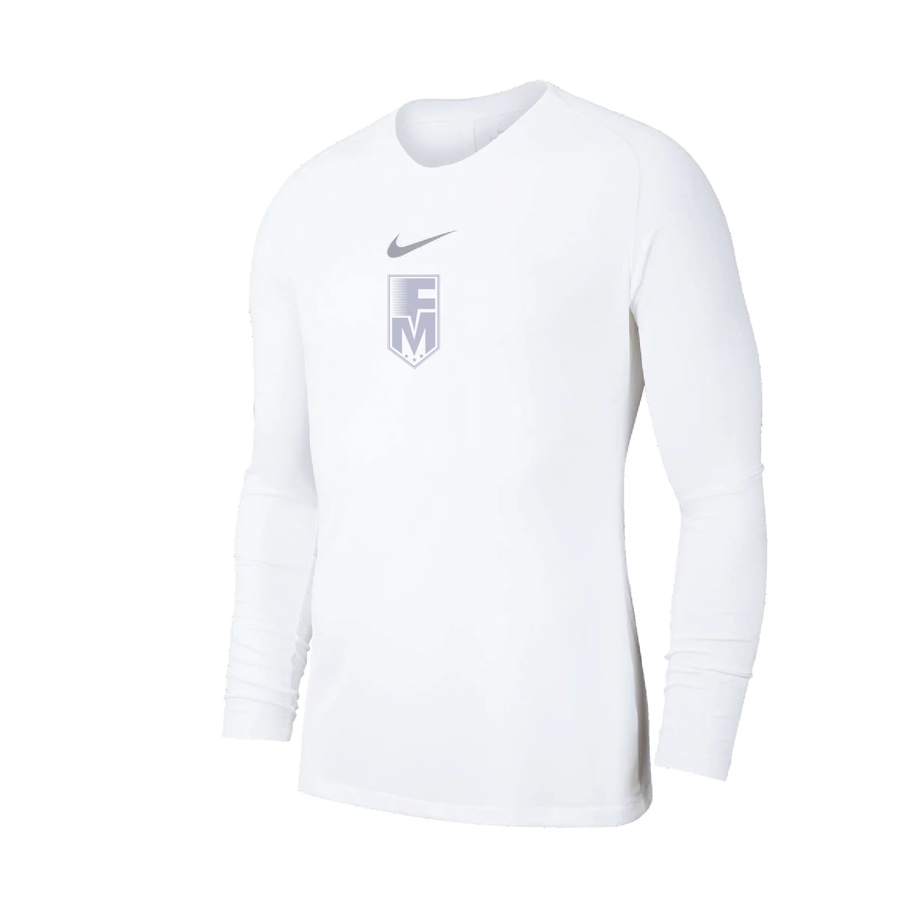 FM Footy Nike Park LS First Layer Compression White